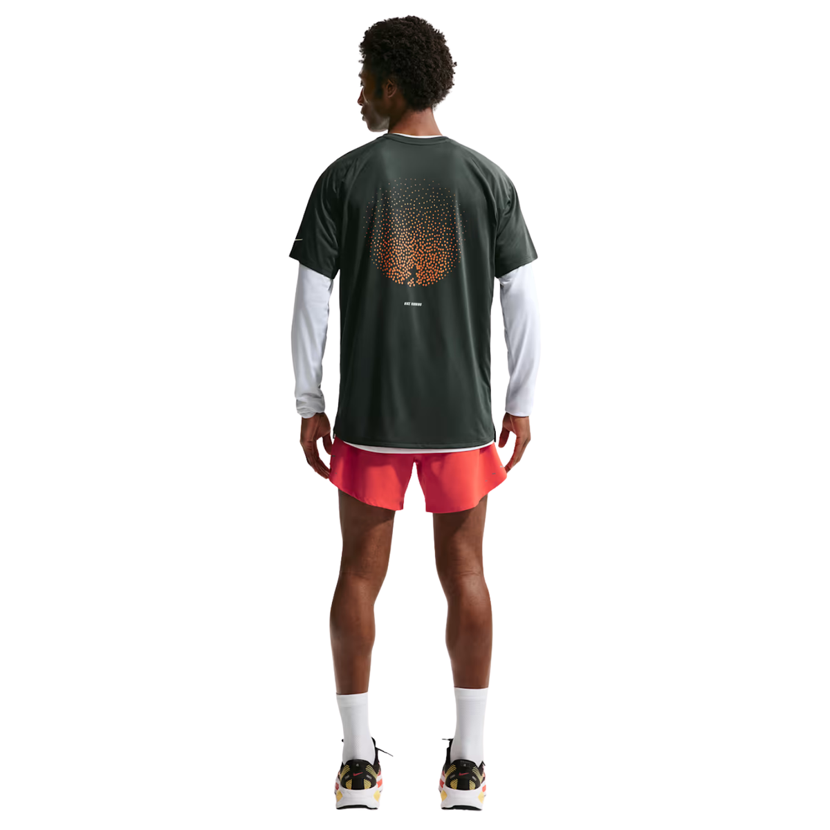 Stride Dri-Fit ADV Short-Sleeve Running Top Black Spruce IO0543-317