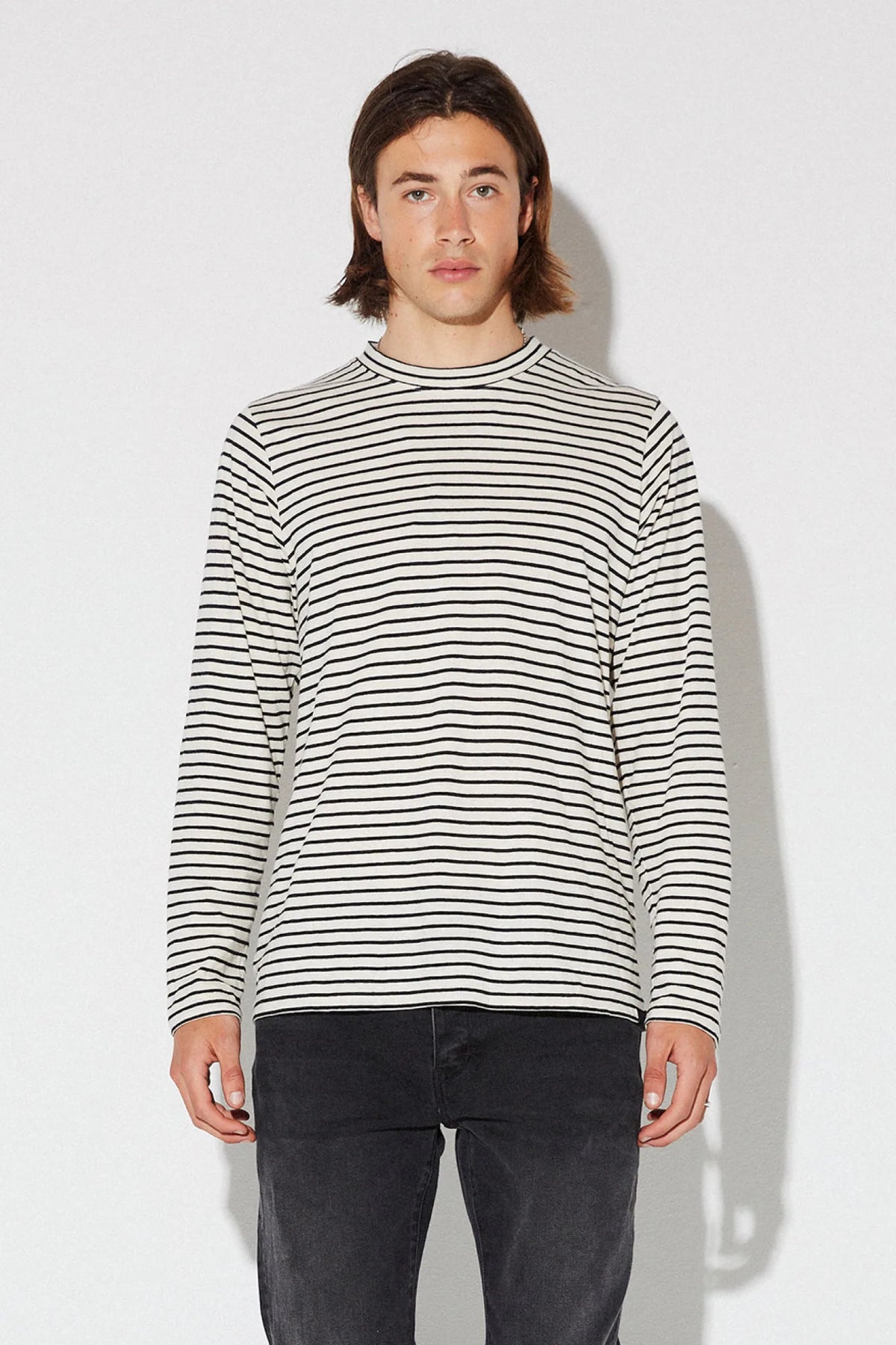 STRIPE LS LAYER TEE