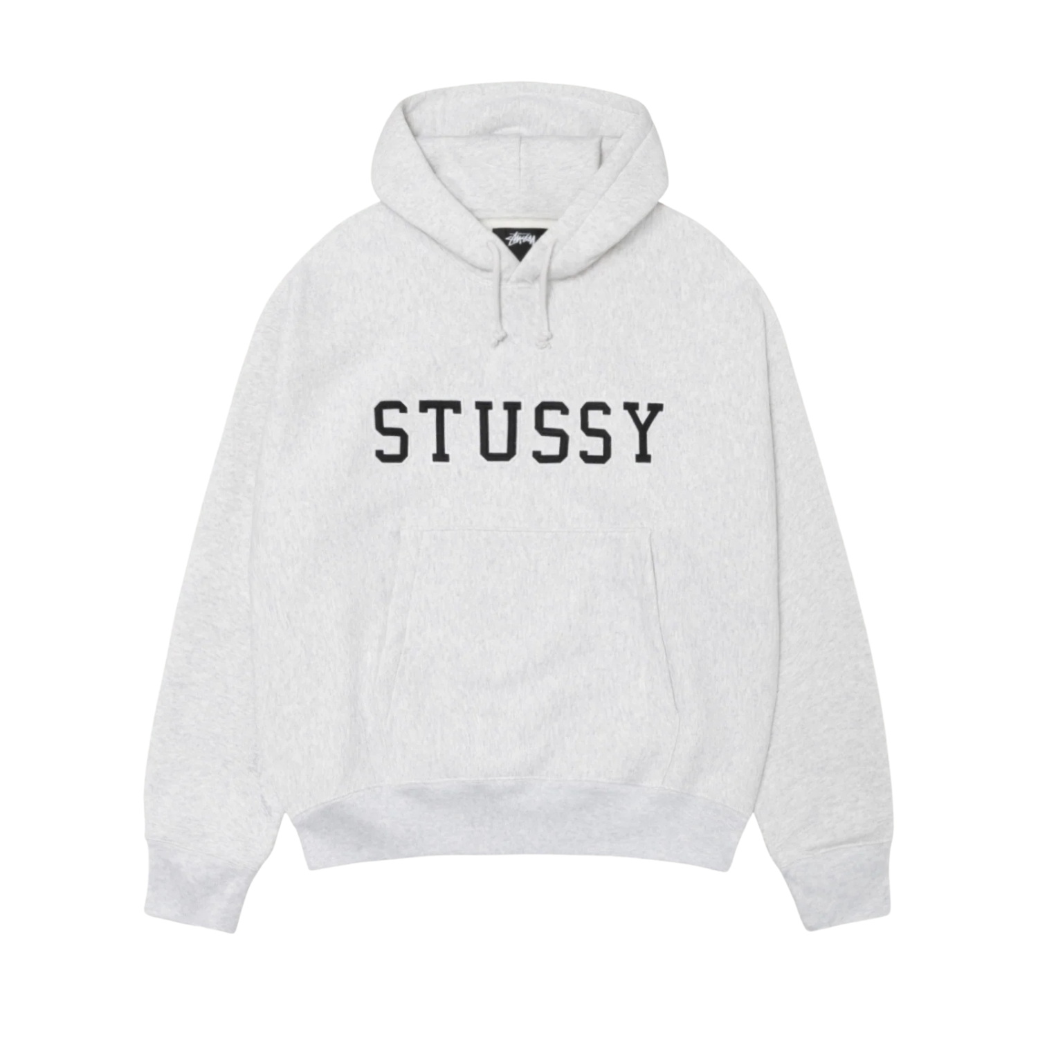 Stussy Applique Hood Ash Heather I Momentum - Momentum Clothing