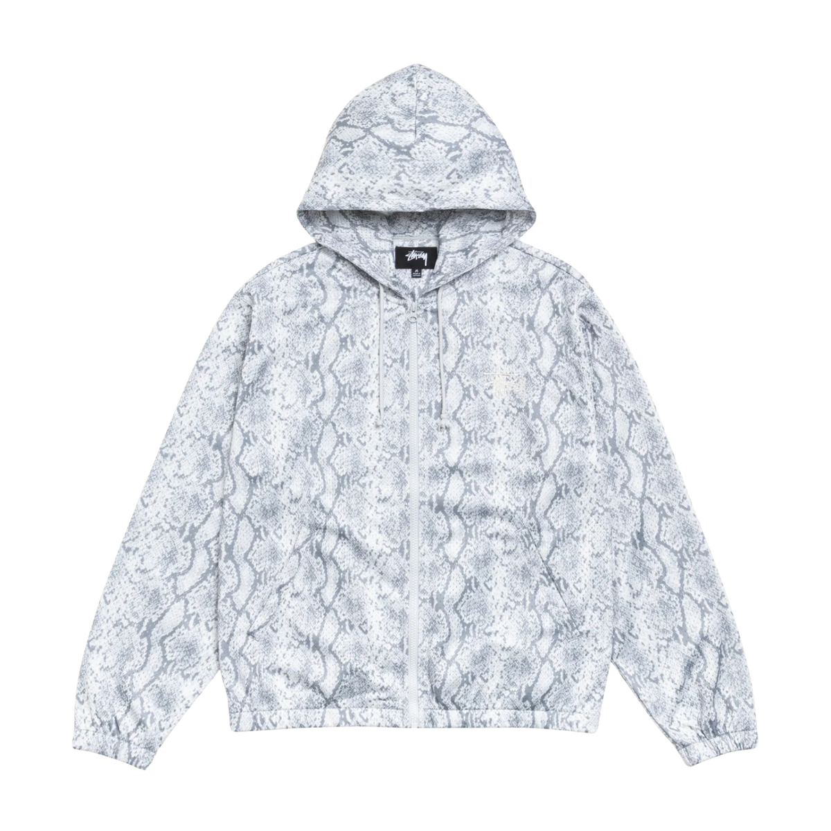 Stussy Athletic Mesh Zip Hood Snake