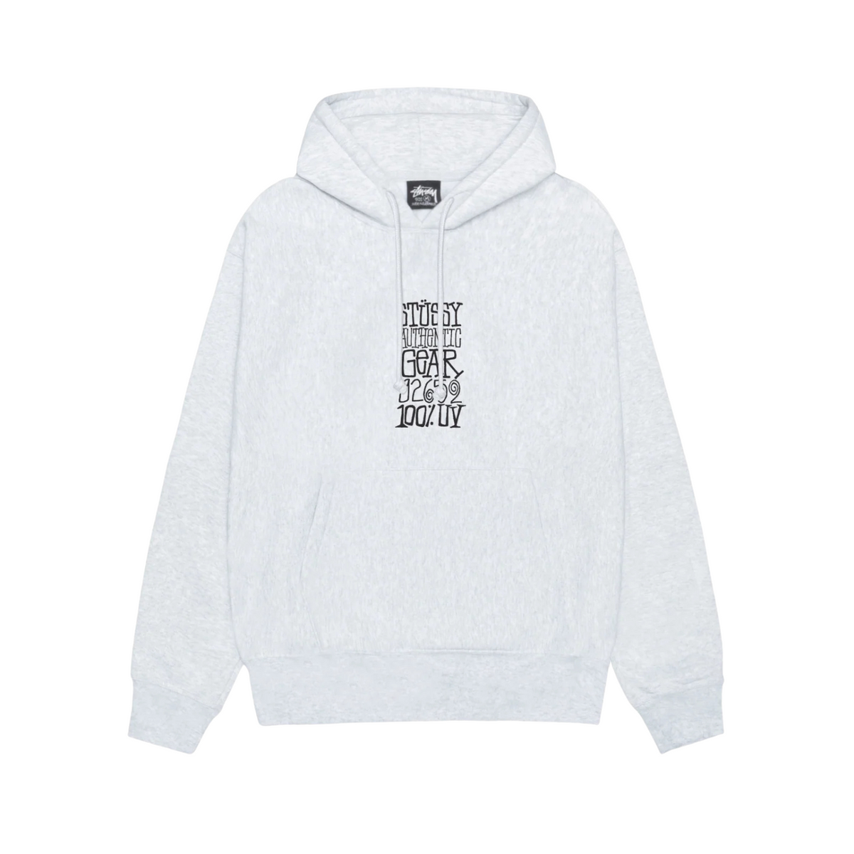 Stussy Authentic Gear Hood Ash Heather