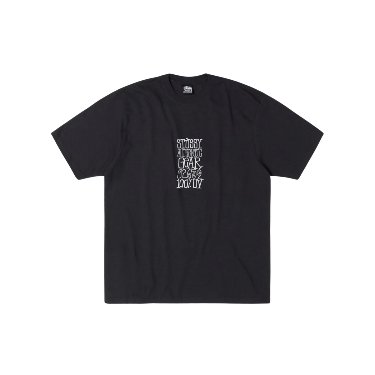 Stussy Authentic Gear Pigment Dyed Tee Faded Black