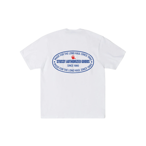 Stussy Authorized Tee White I Momentum - Momentum Clothing