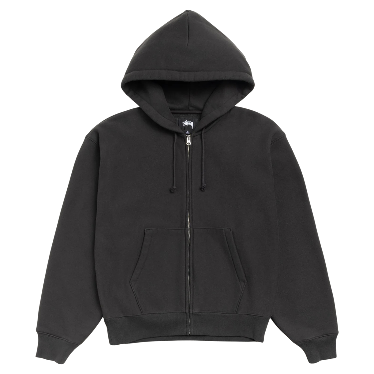 Stussy Basic Diamond Zip Hoodie Black