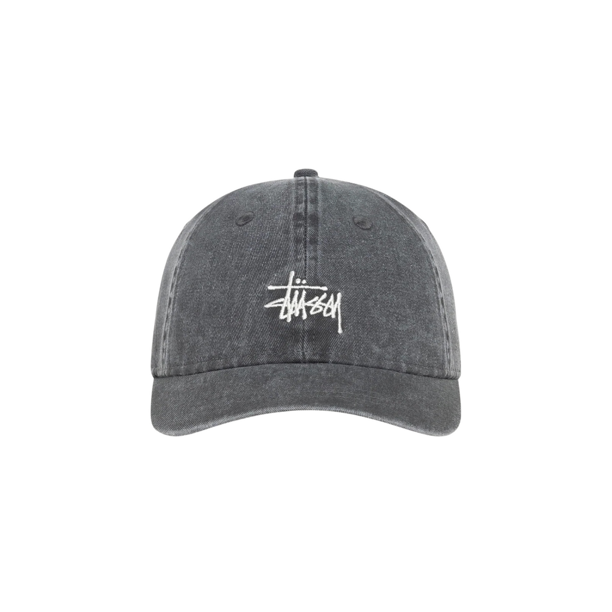 Stussy Basic Washed Low Pro Cap Charcoal