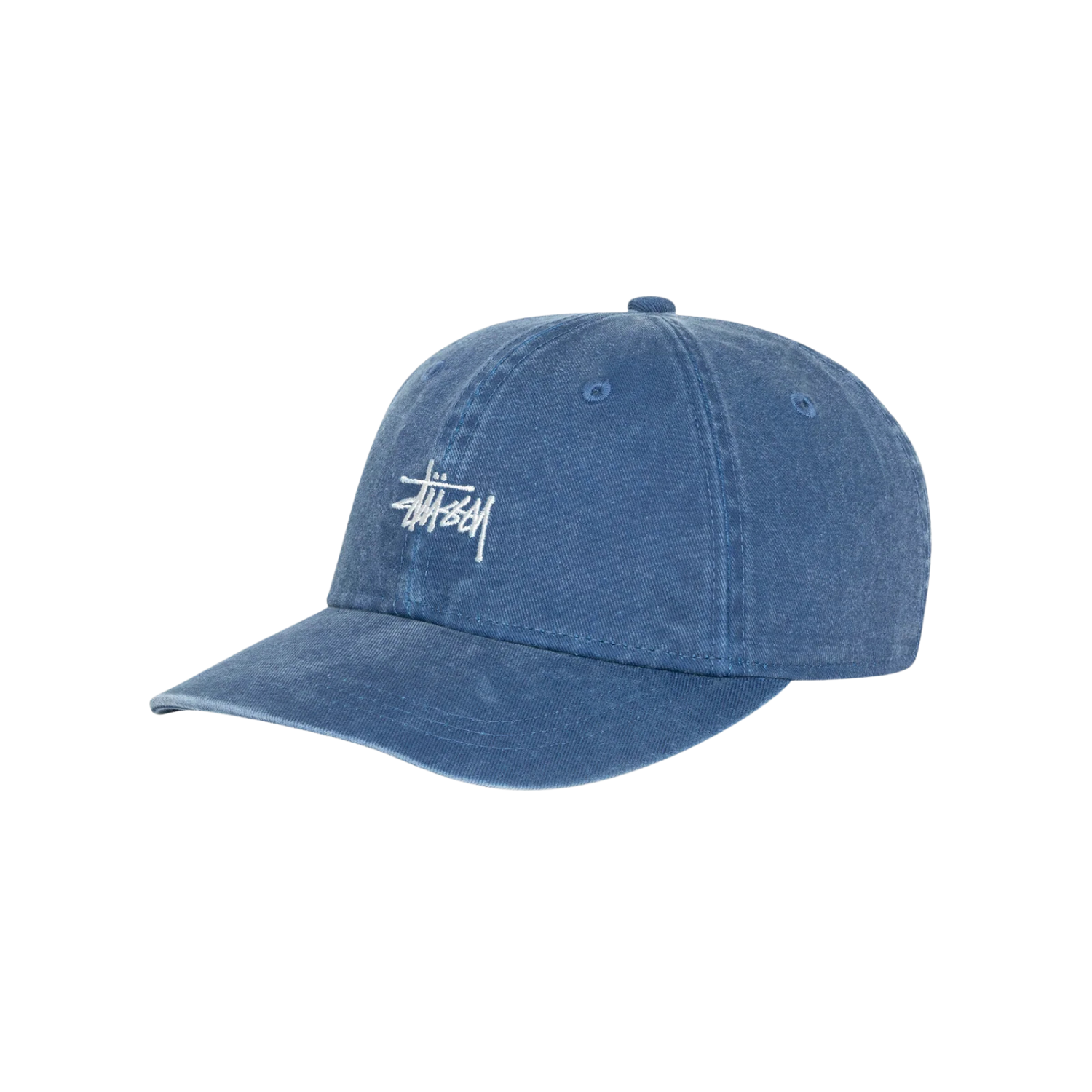 Stussy Basic Washed Low Pro Cap Faded Navy I Momentum - Momentum