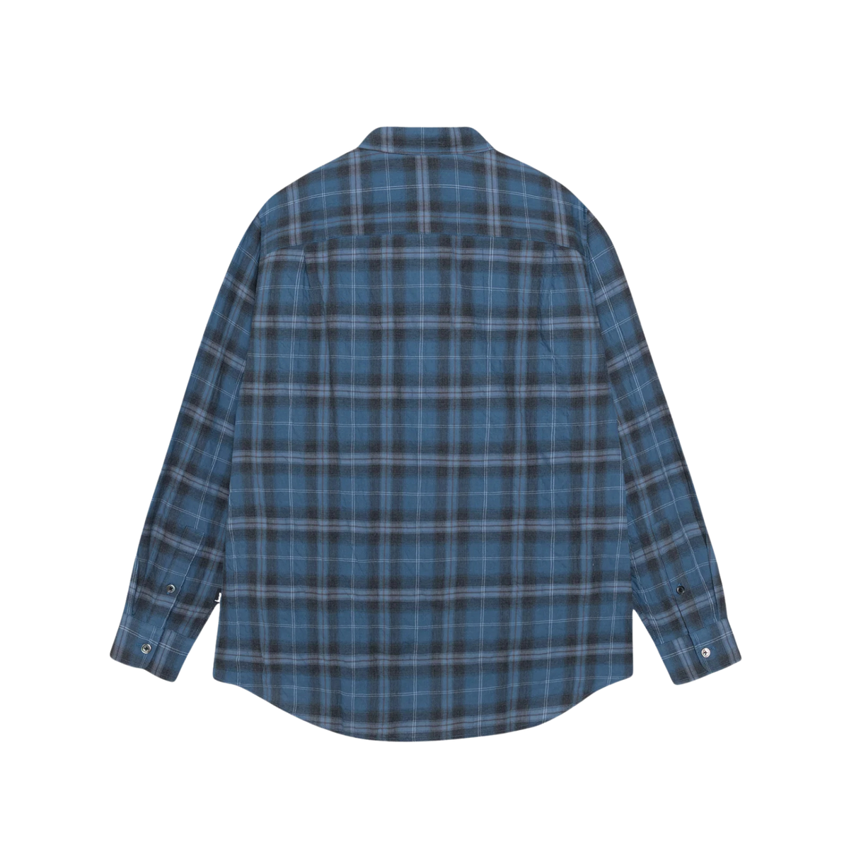 Stussy Beach Plaid Shirt Blue