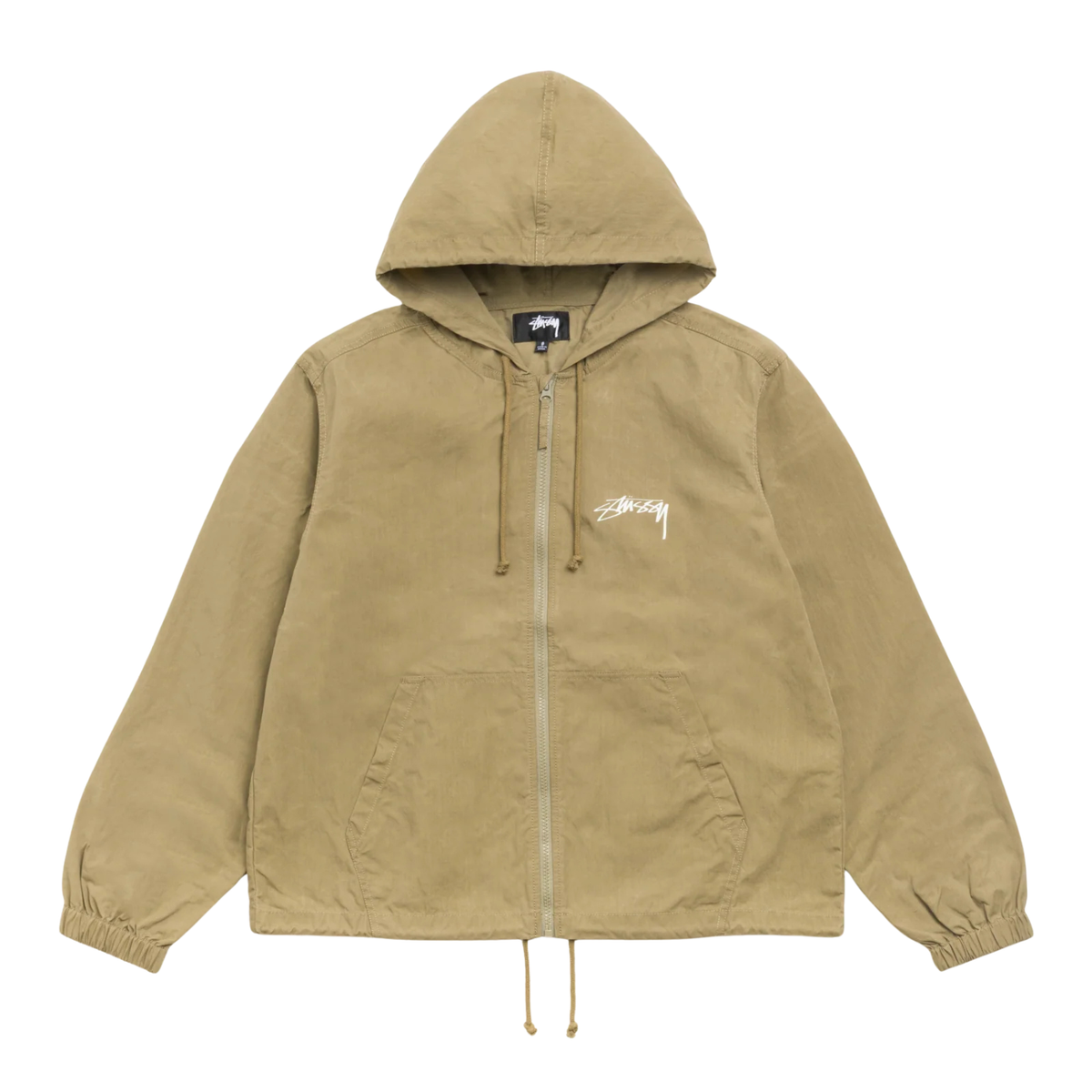 Stussy Beach Shell Cotton Wax Olive