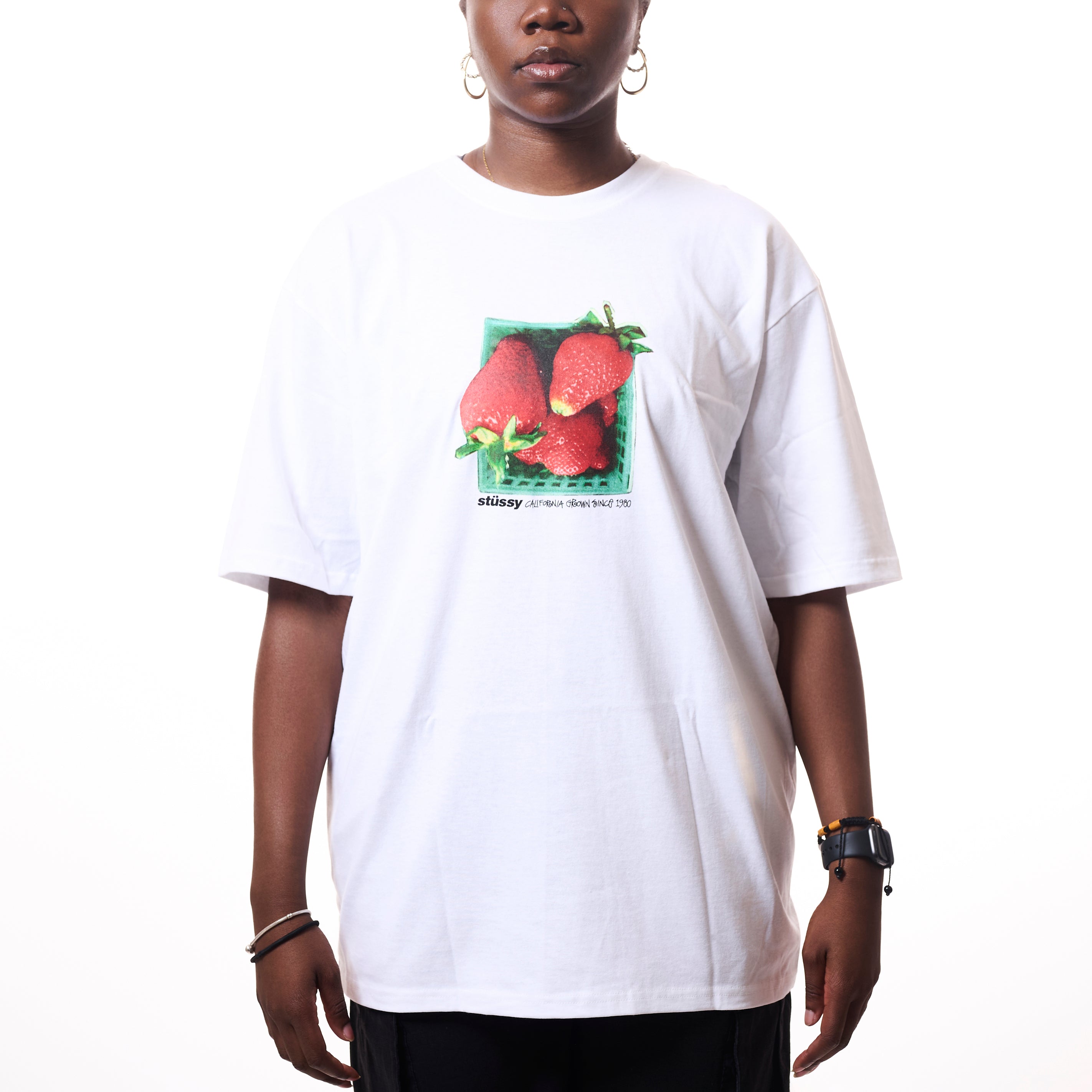 ★関税込★Stussy★BERRIES T-SHIRT★WHITE★ Stussy Berries Tee - White I Momentum - Momentum Clothing