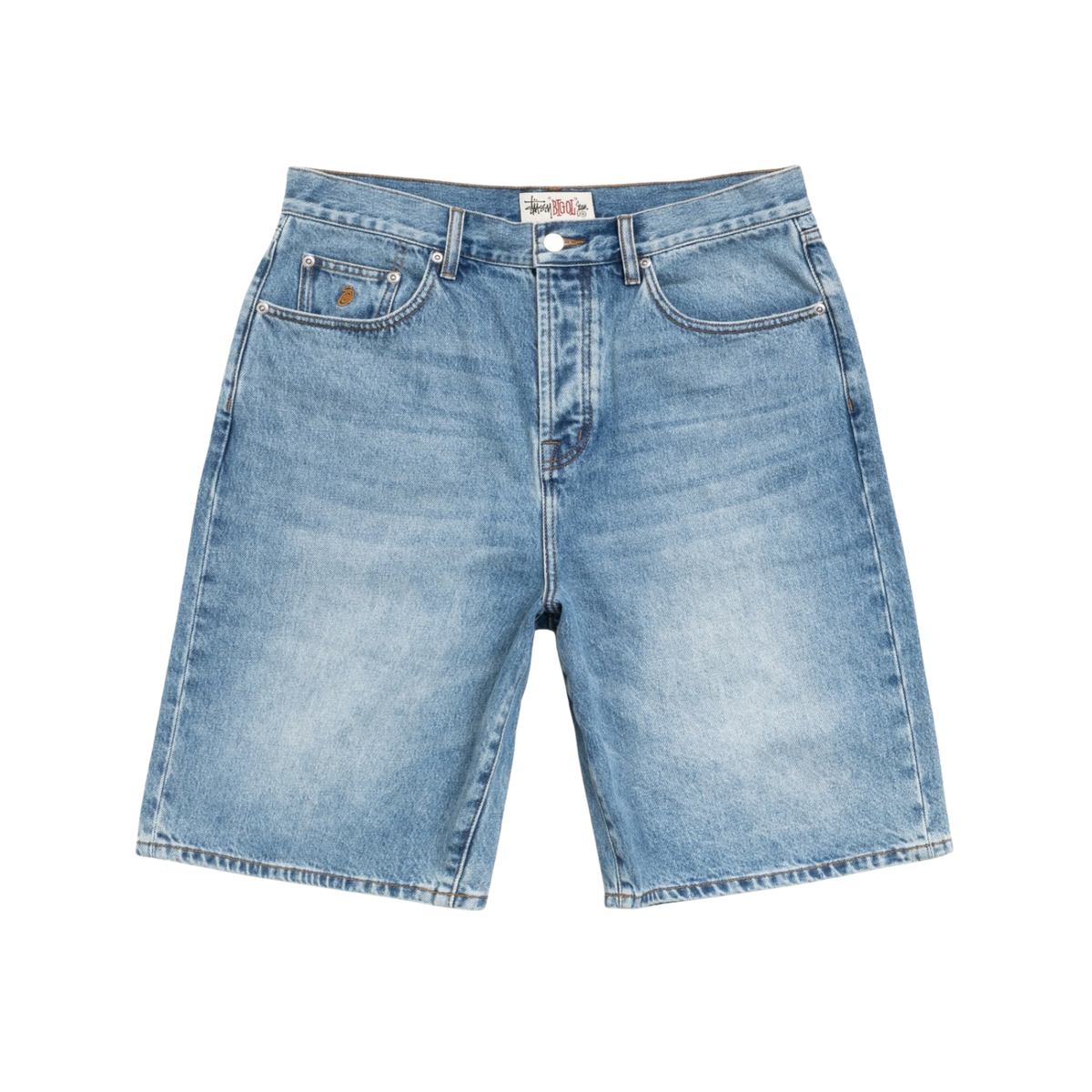 Stussy Big Ol Shorts Denim Indigo Stone Wash
