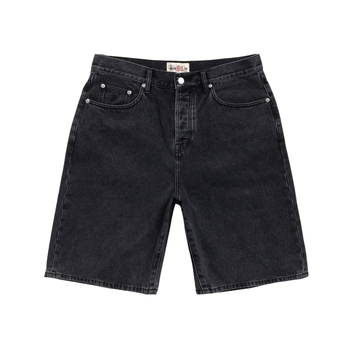 Stussy Big Ol Shorts Denim Vintage Black