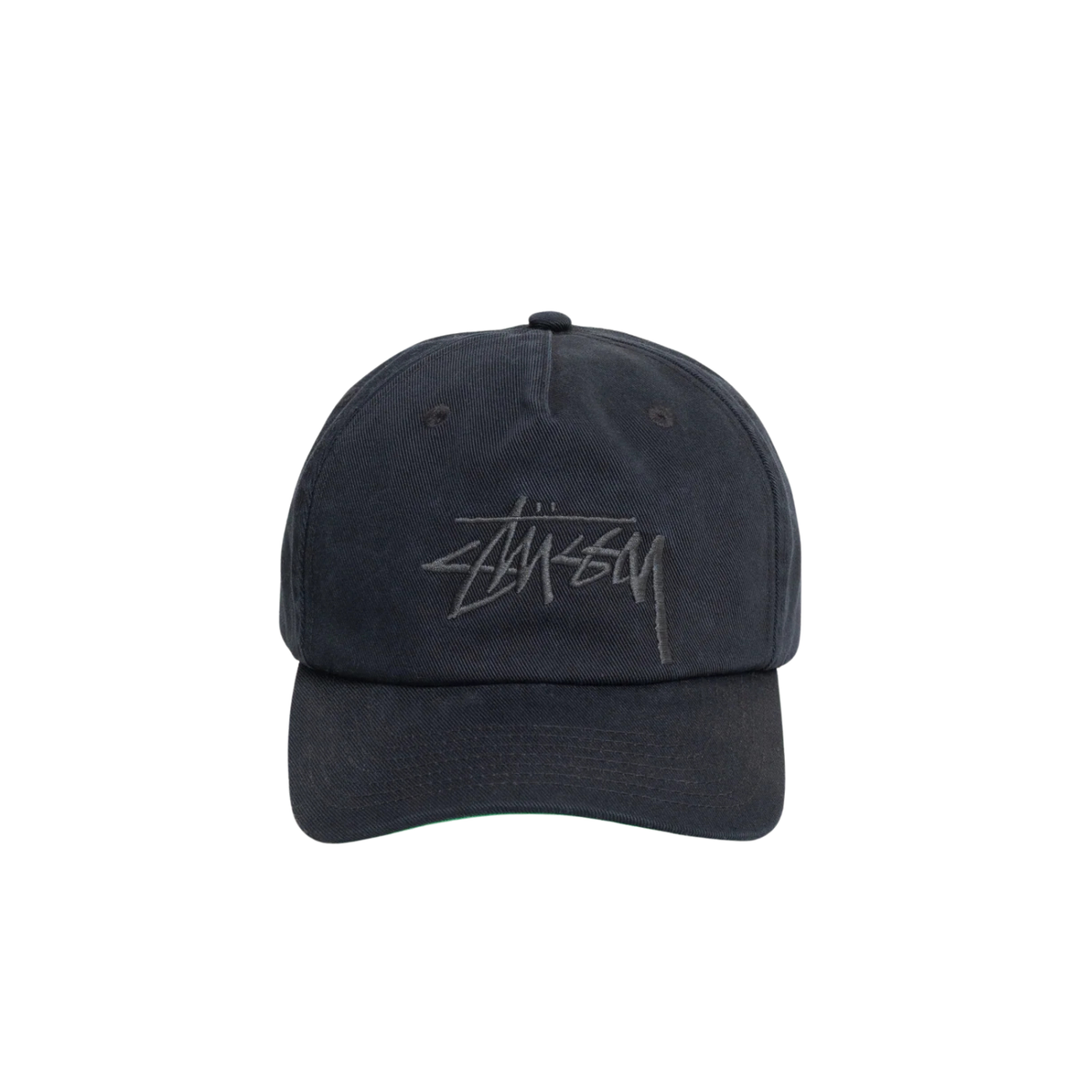 Stussy Big Stock Mid Depth Cap Navy Eclipse