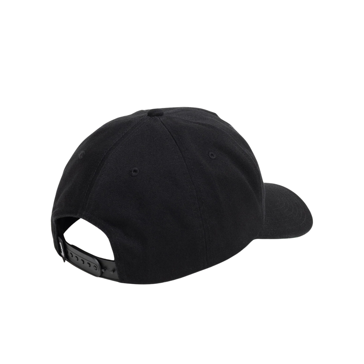 Stussy Big Stock Mid Depth Cap Shadow Black 