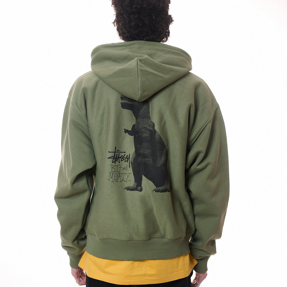 Stussy Big & Meaty Zip Hood - Olive I Momentum - Momentum