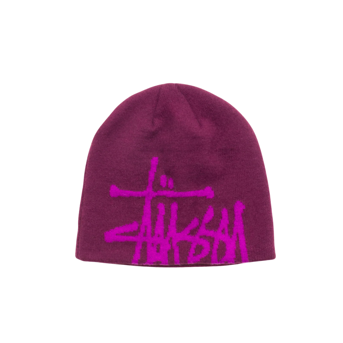 Stussy Brushed Out Basic Skullcap Plum