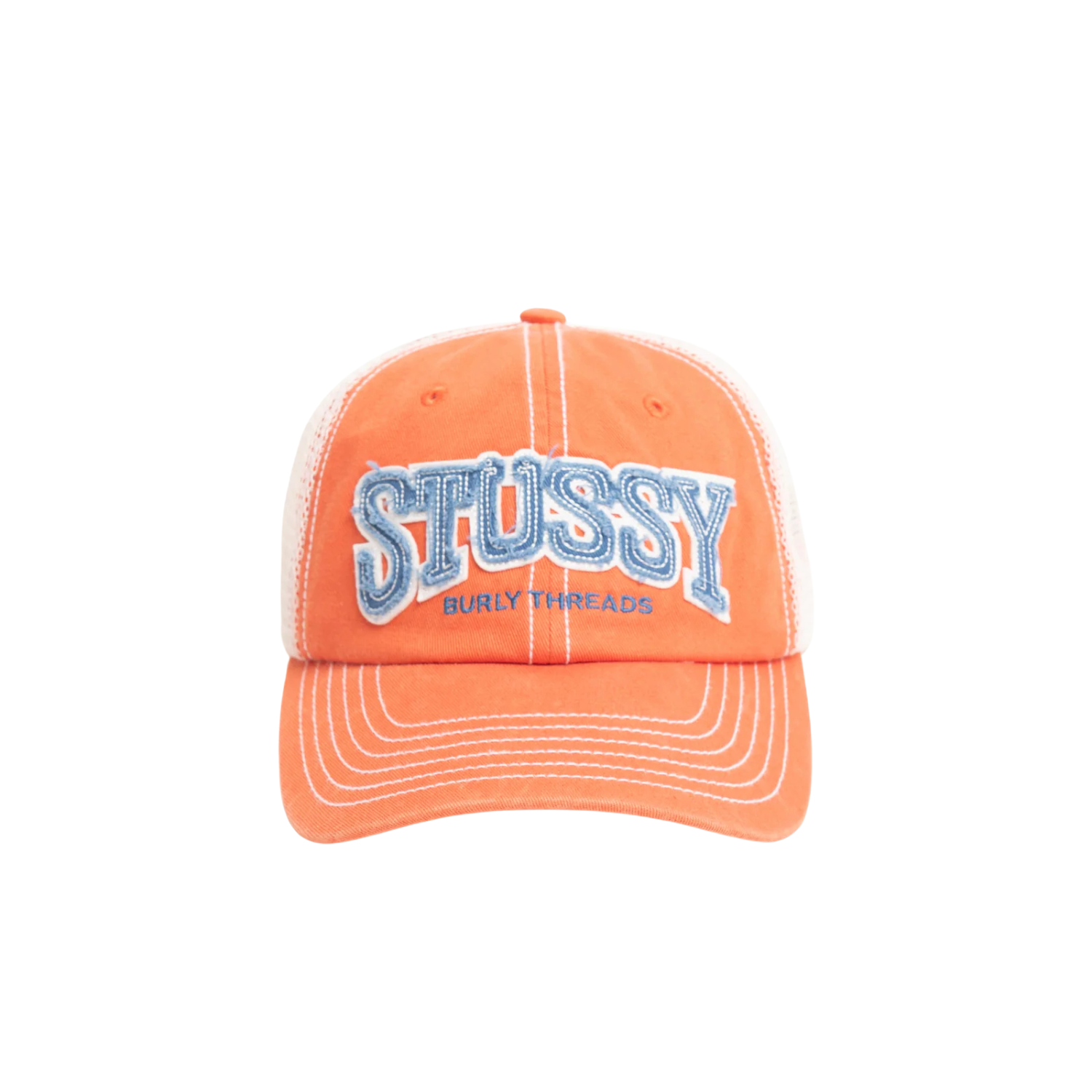 Stussy MD Burly Threads Trucker Orange | Momentum - Momentum Clothing Stussy MD Burly Threads Trucker Orange | Momentum - Momentum Clothing