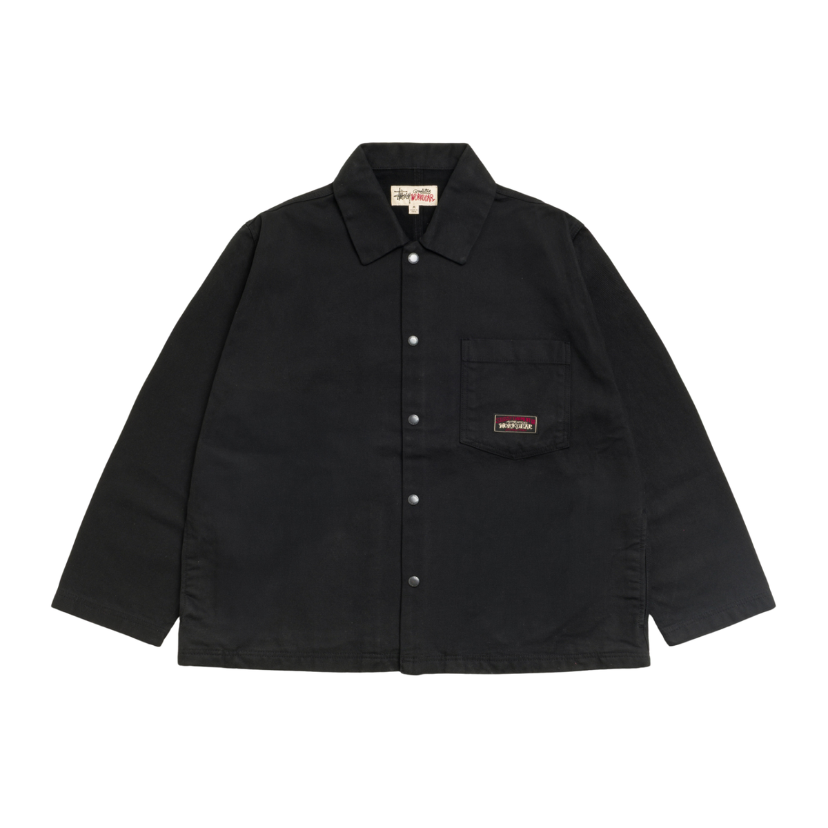 Stussy Canvas Work Overshirt Black 