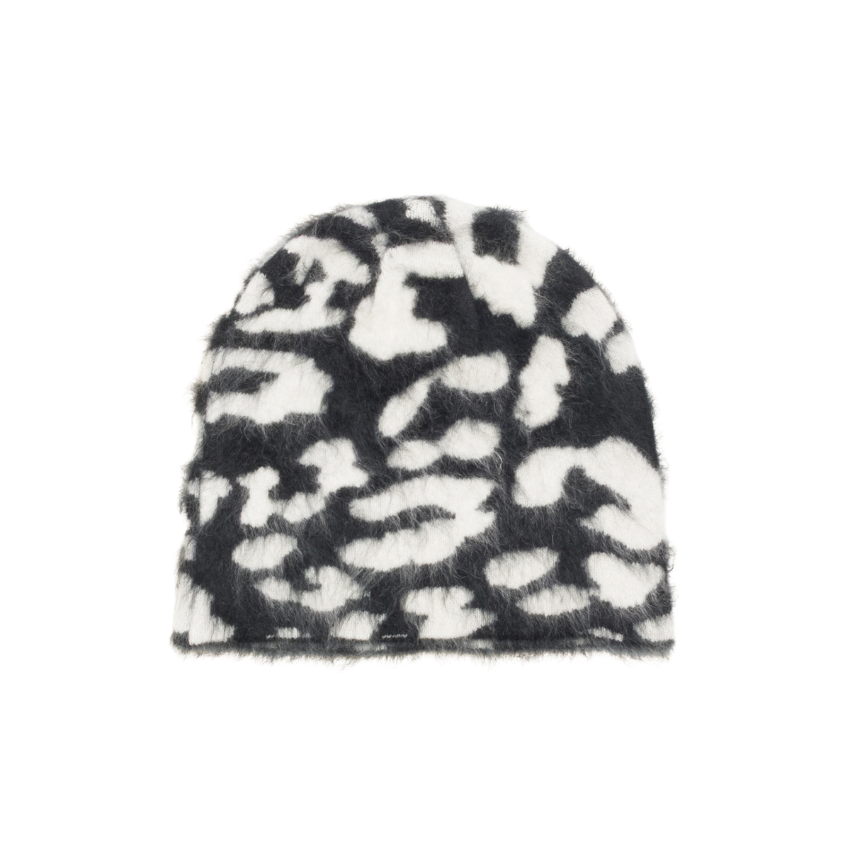Stussy Cashmere Leopard Skullcap - Black