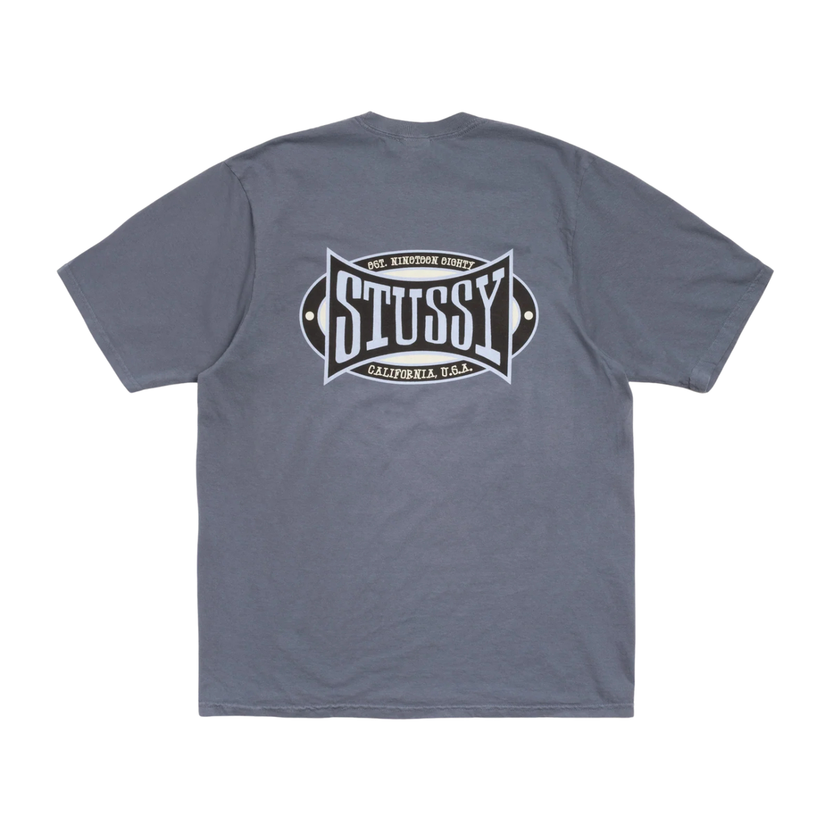 Stussy Champion Oval Pigment Dyed Tee Navy