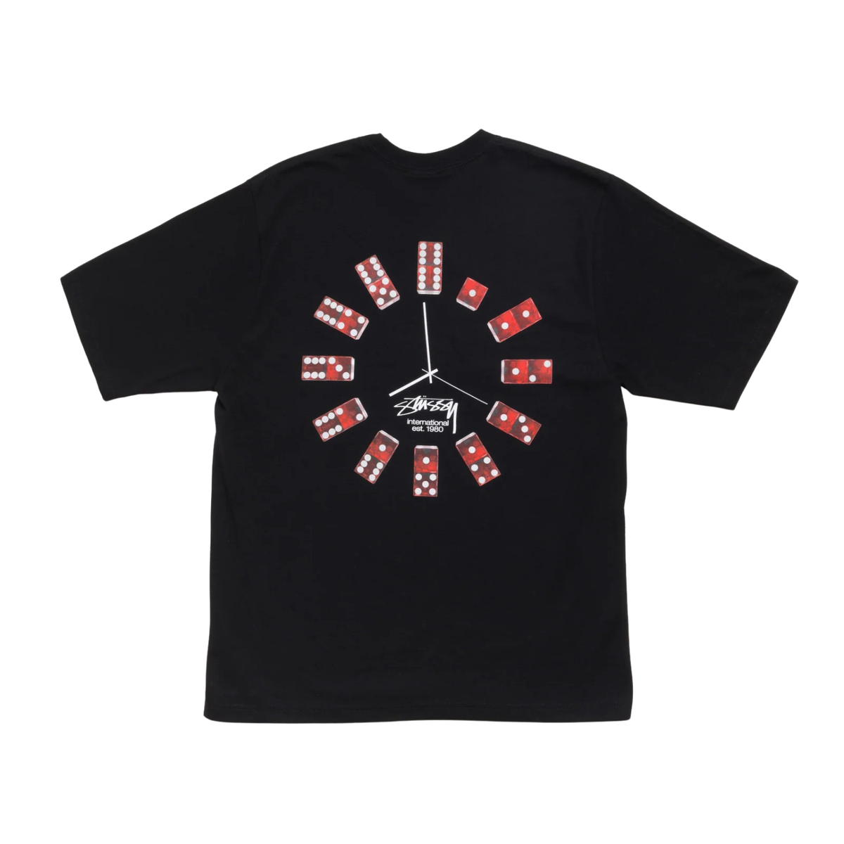 Stussy Dice Clock Tee Black