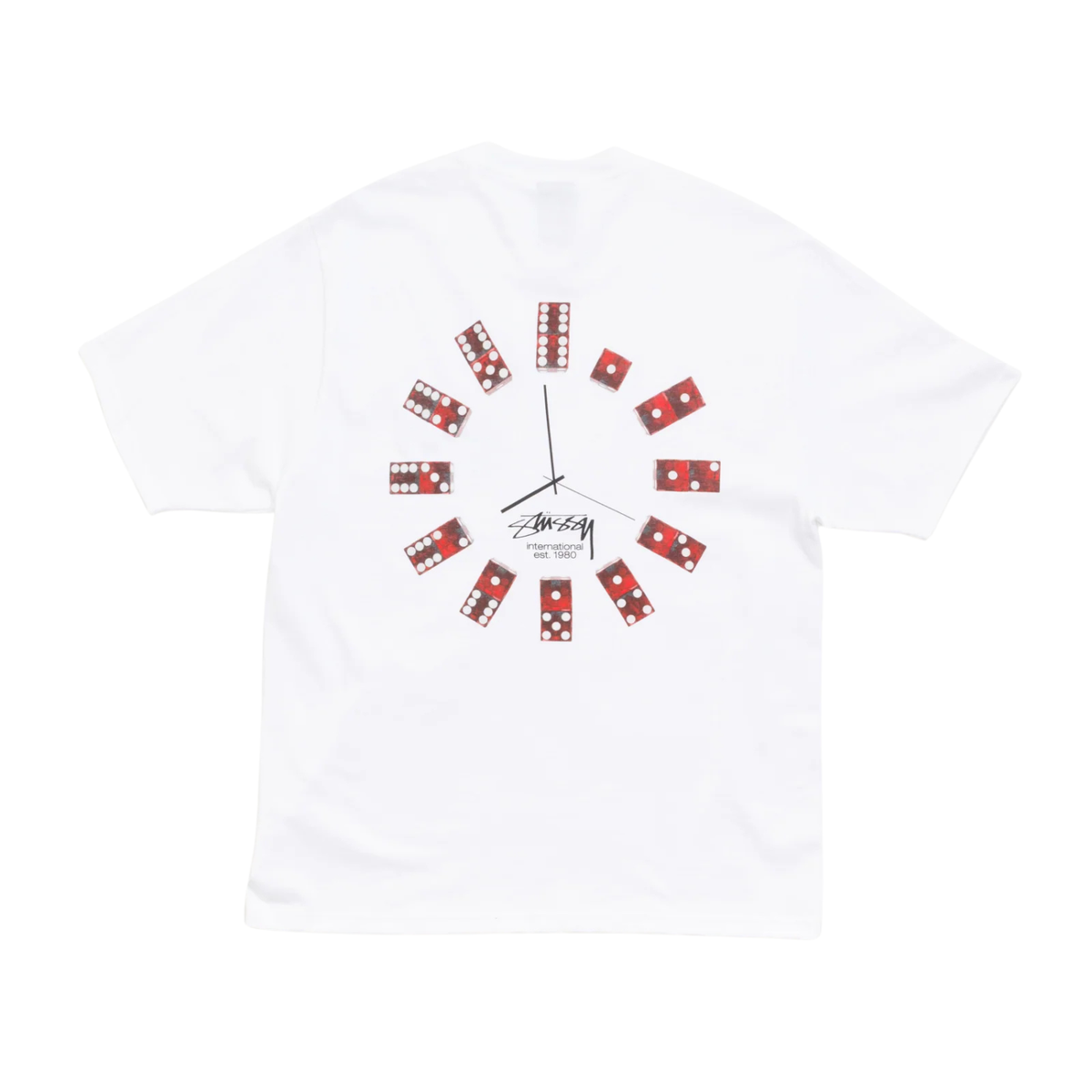 Stussy Dice Clock Tee White