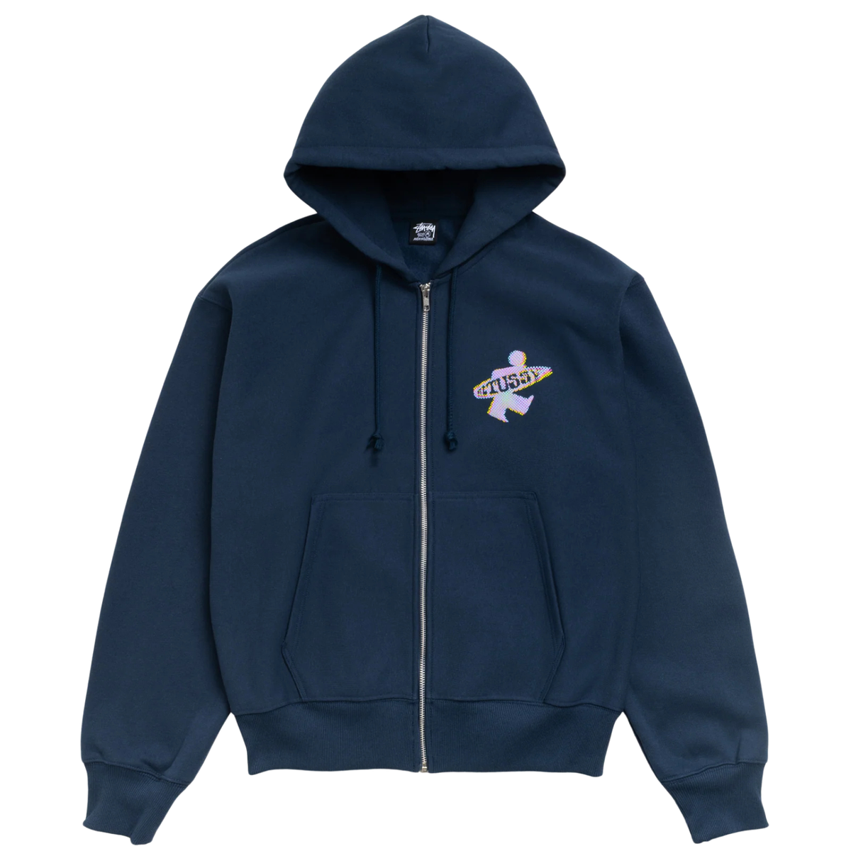 Stussy Dot Surf Zip Hood Navy