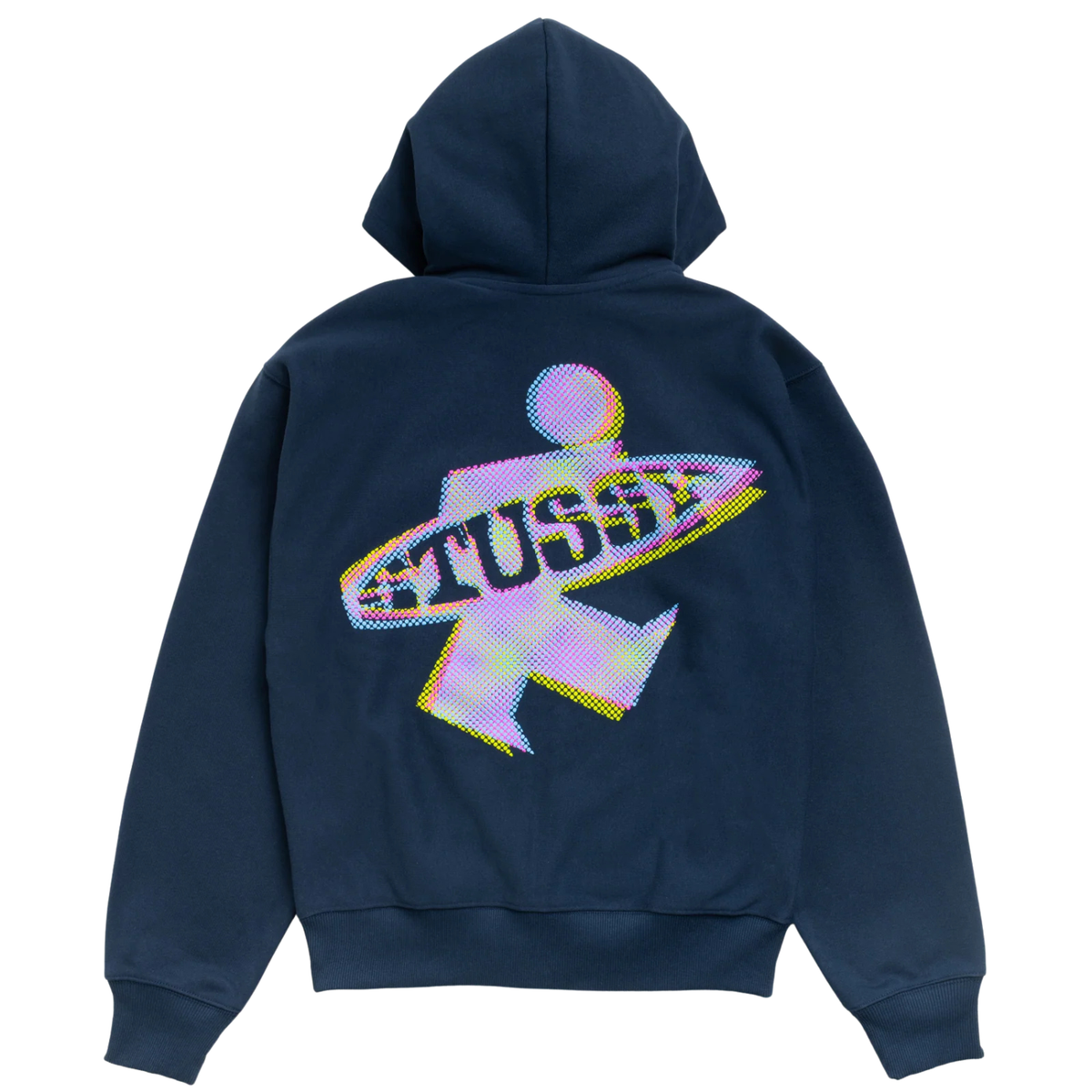 Stussy Dot Surf Zip Hood Navy