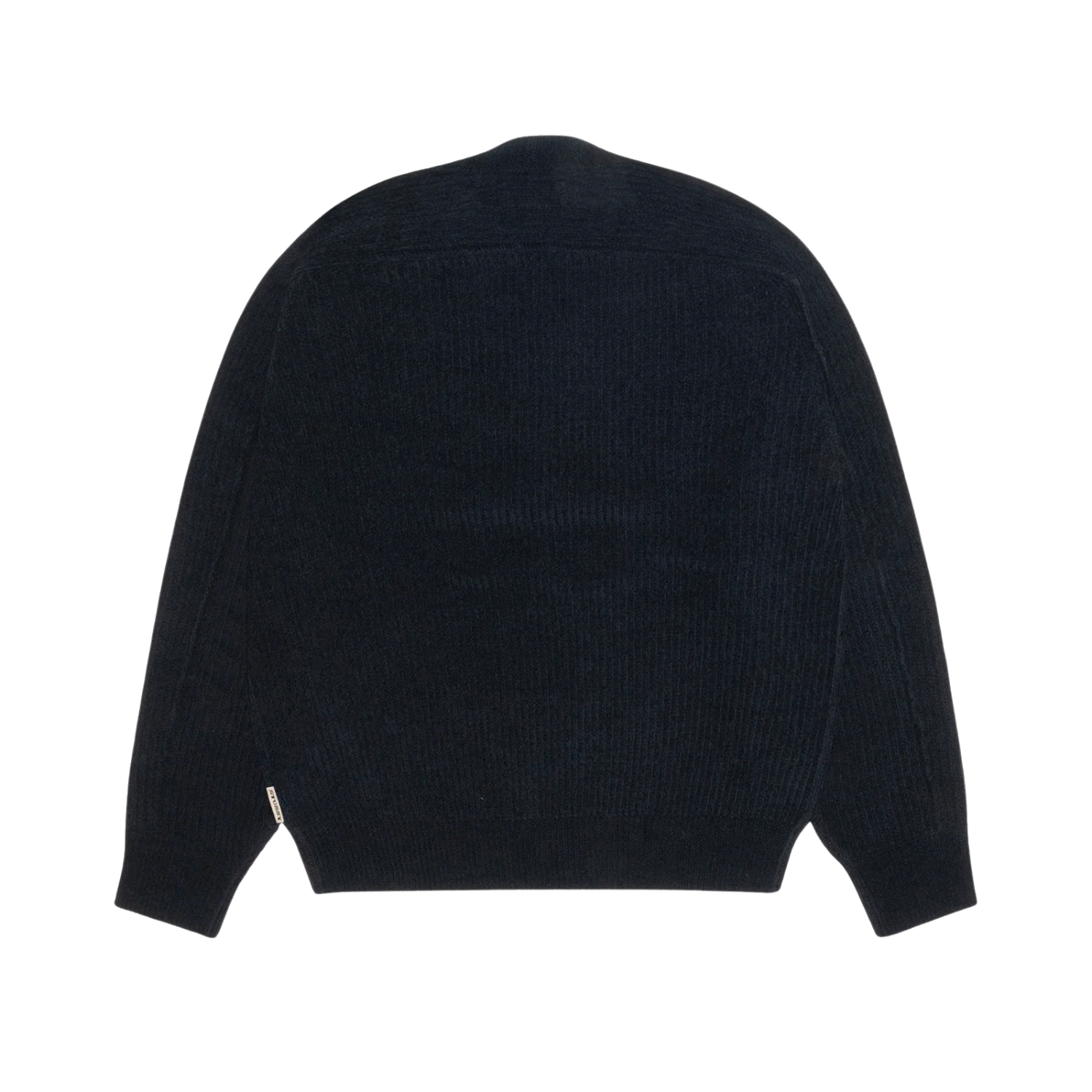 StussyExposedSeamSweaterBlack2