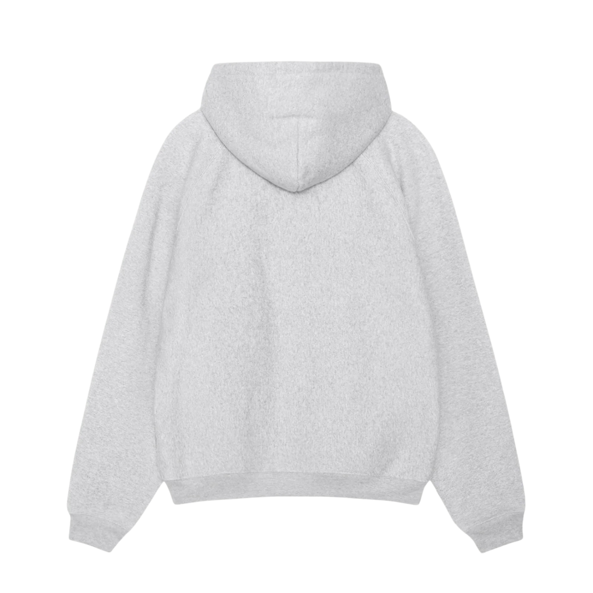 Stussy Fleece Raglan Hood Ash Heather 
