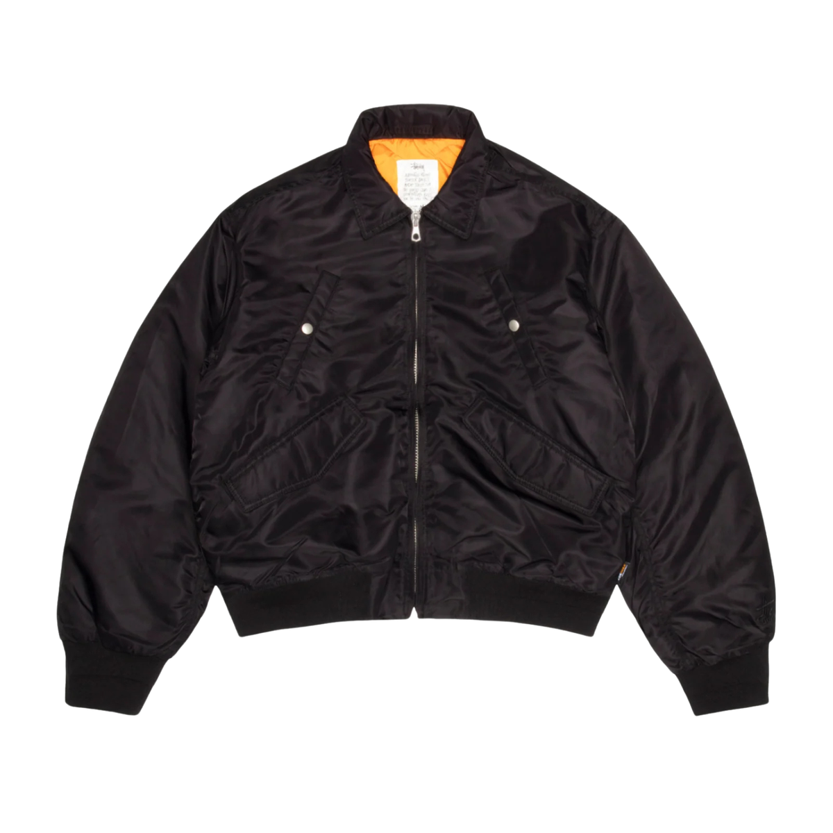 Stussy Flight Bomber Black I Momentum - Momentum Clothing