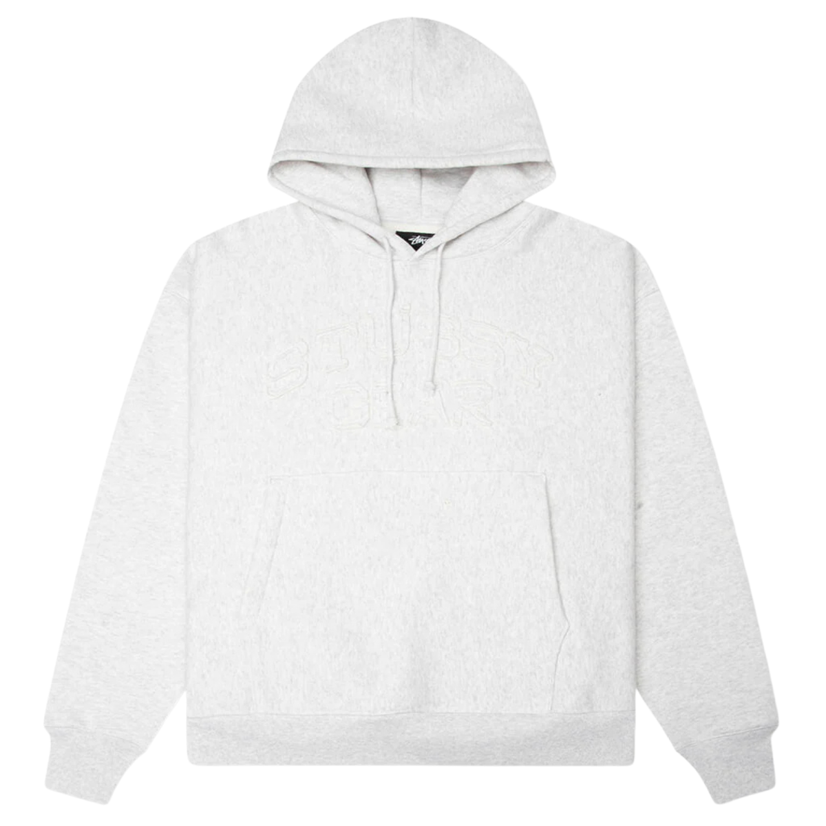 Stussy Gear Applique Hoodie Ash Heather