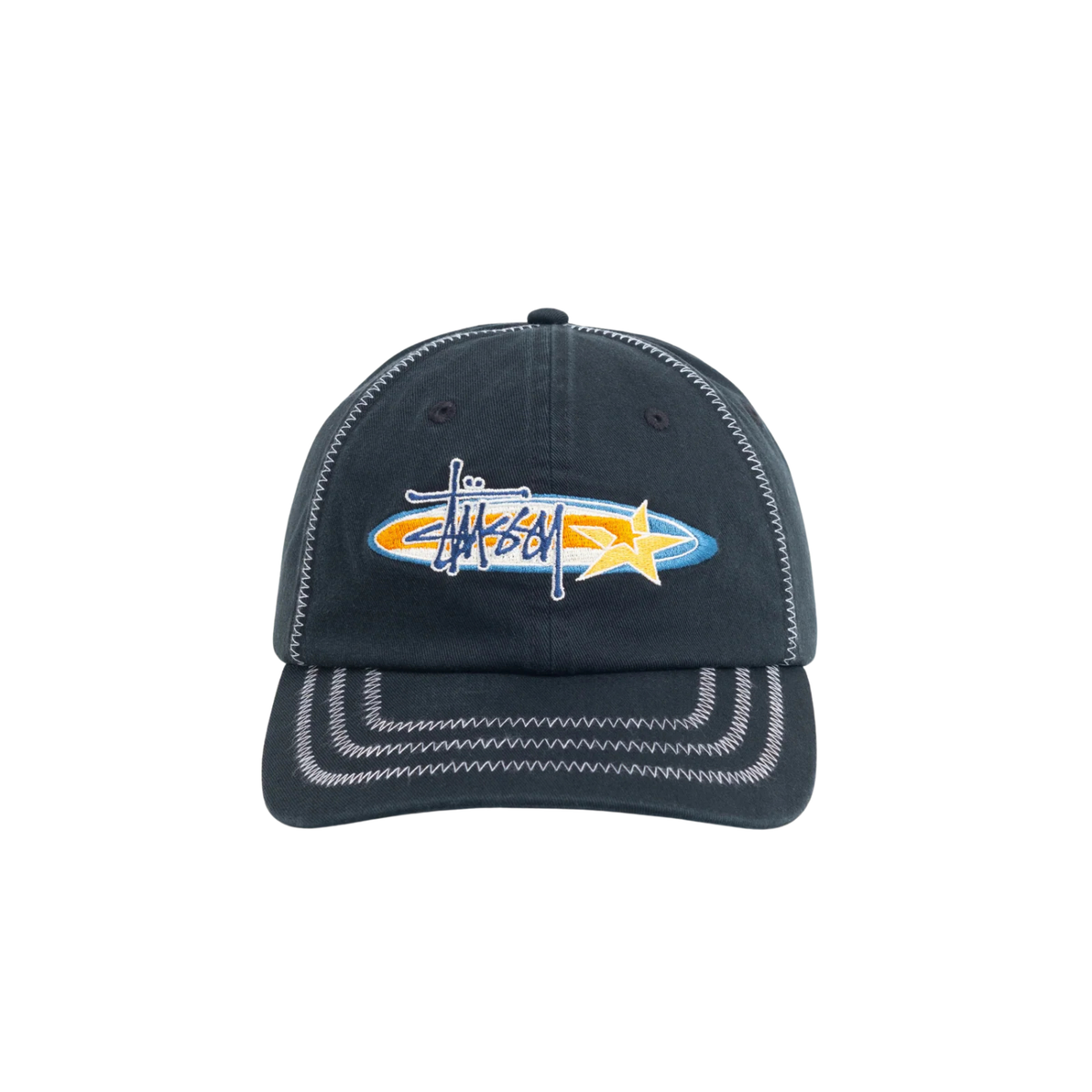 Stussy LP Oval Star Cap Black