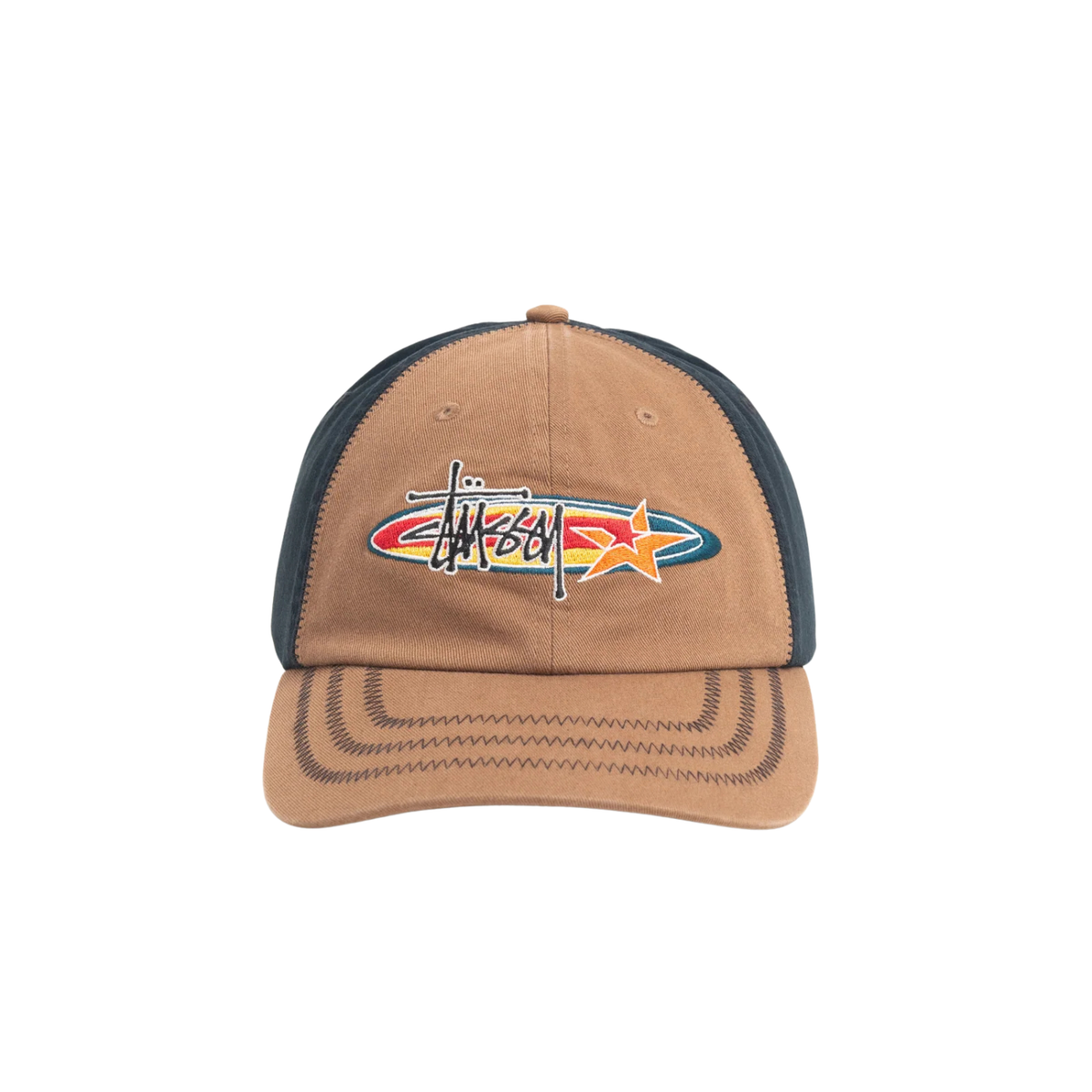 Stussy LP Oval Star Cap Brown 