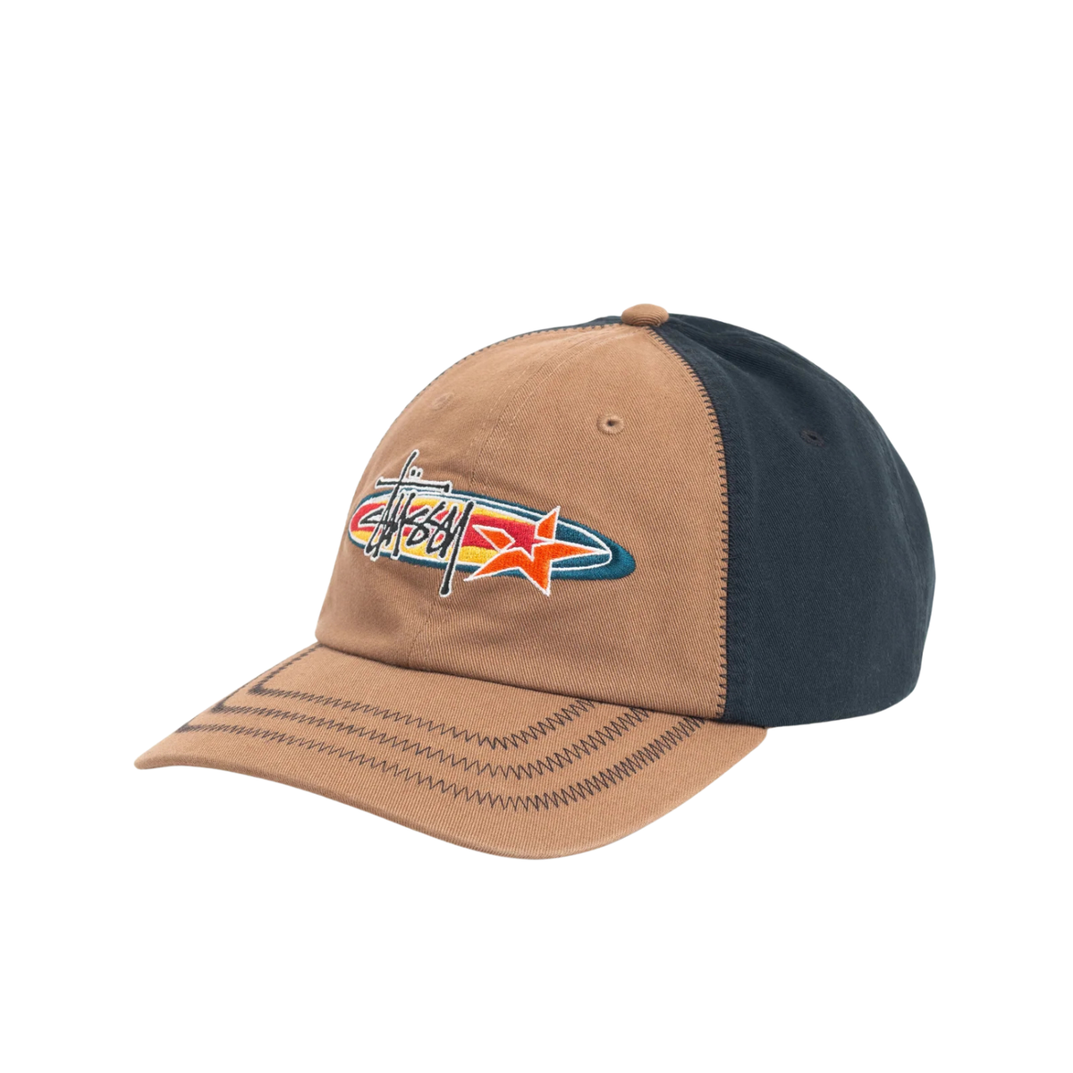 Stussy LP Oval Star Cap Brown 