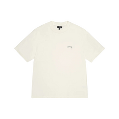 Stussy Lazy SS Tee White I Momentum - Momentum Clothing
