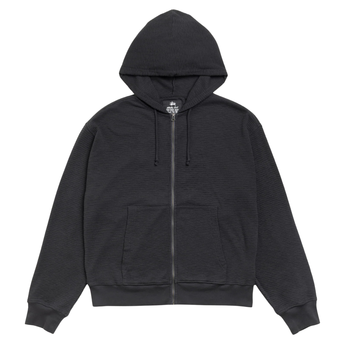 Stussy Lightweight Thermal Hood Faded Black 