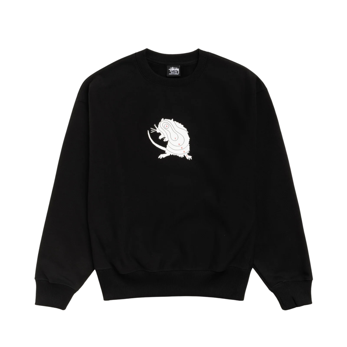 Stussy Long Range Crew Black