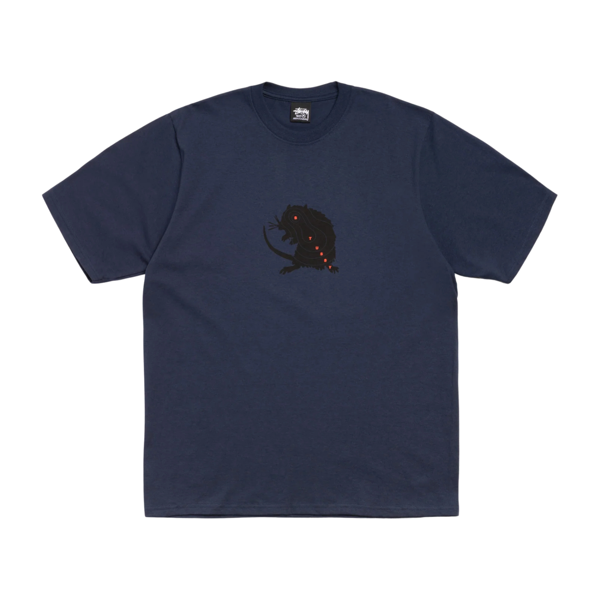 Stussy Long Range Tee Navy 2