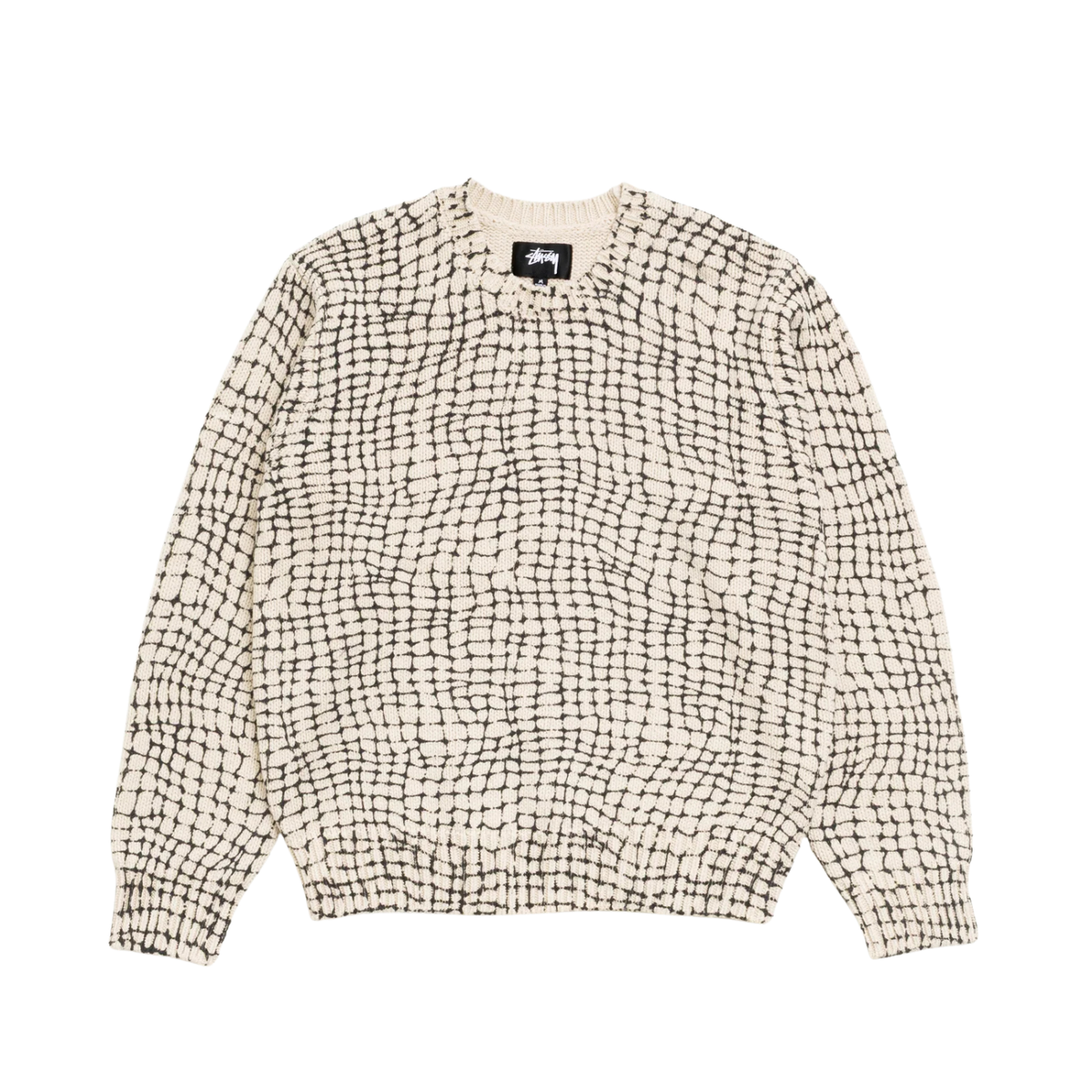 Stussy Mesh Print Sweater Mesh Net