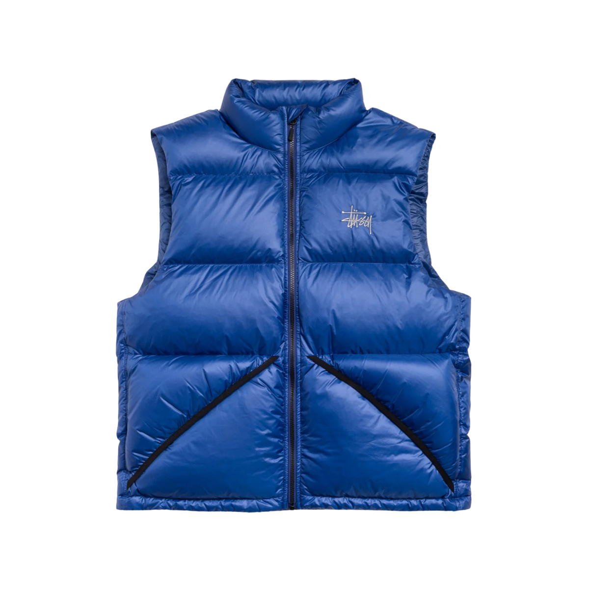 Stussy Micro Ripstop Down Vest Royal