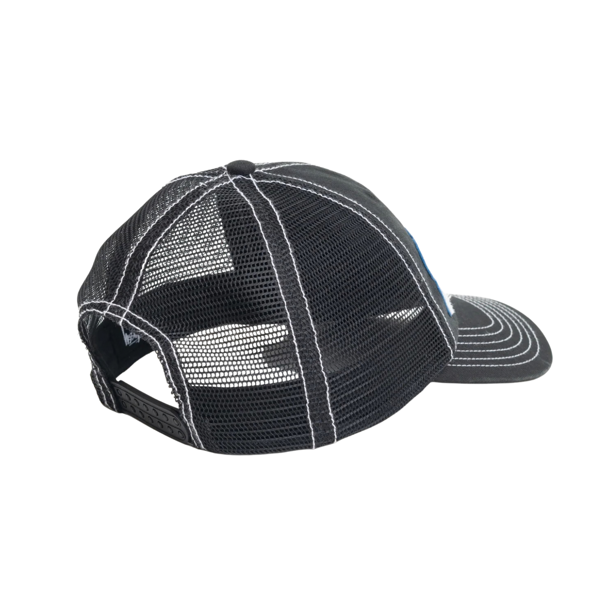 Stussy Mid-Depth Burly Threads Trucker Black