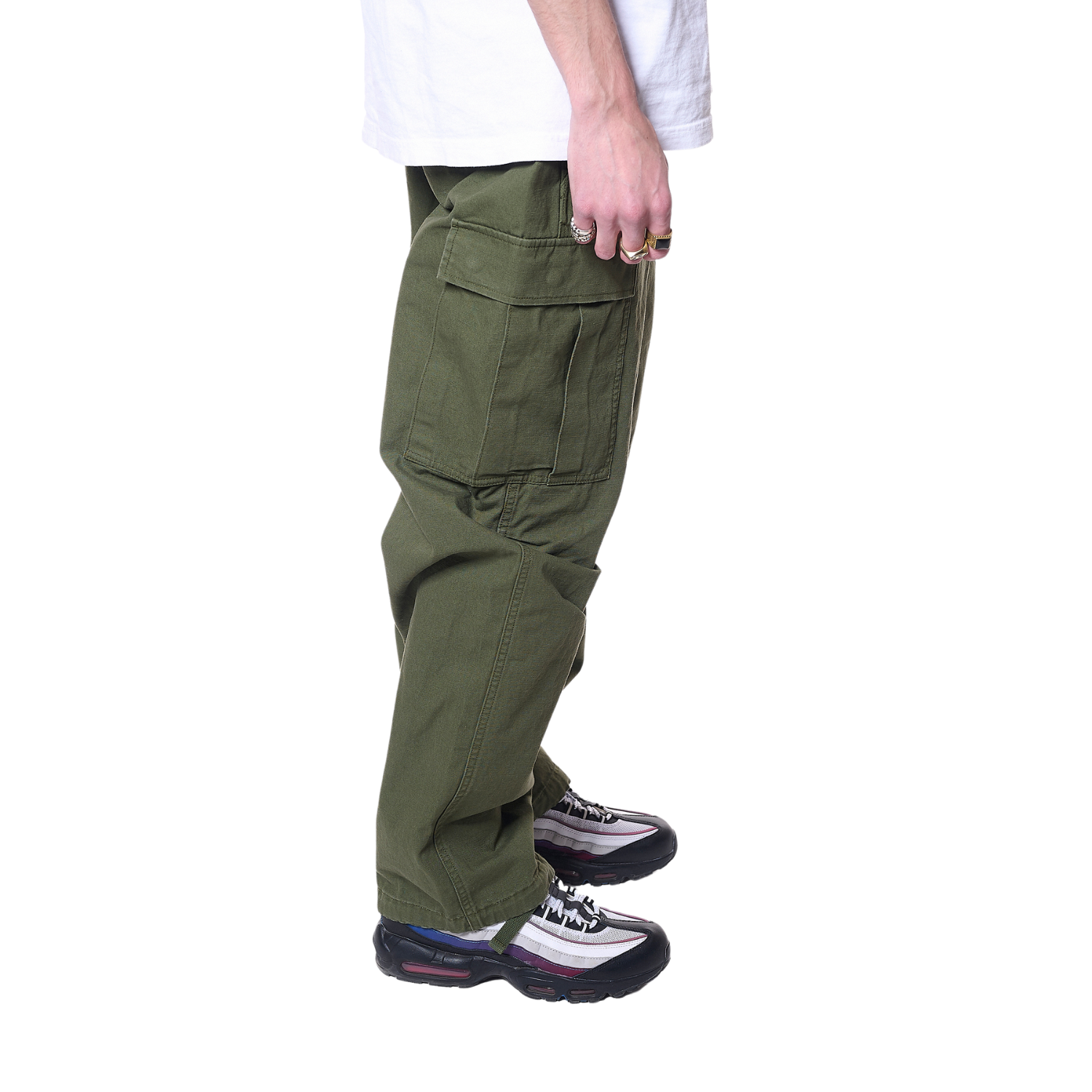 Stussy Military Cargo Pant Ripstop - Olive Green I Momentum Stussy Military Cargo Pant Ripstop - Olive Green I Momentum