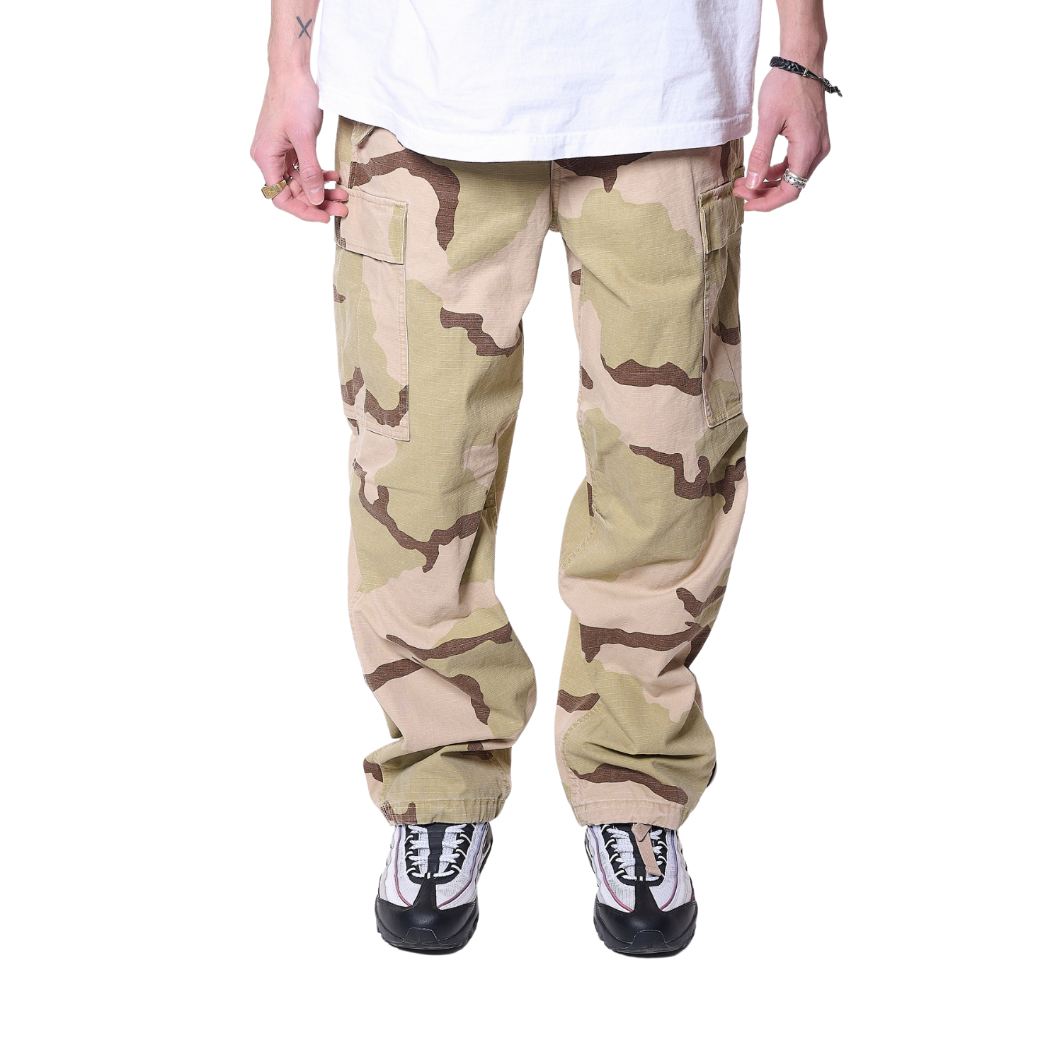Stussy Military Cargo Pant Ripstop - Sand Camo I Momentum Stussy Military Cargo Pant Ripstop - Sand Camo I Momentum