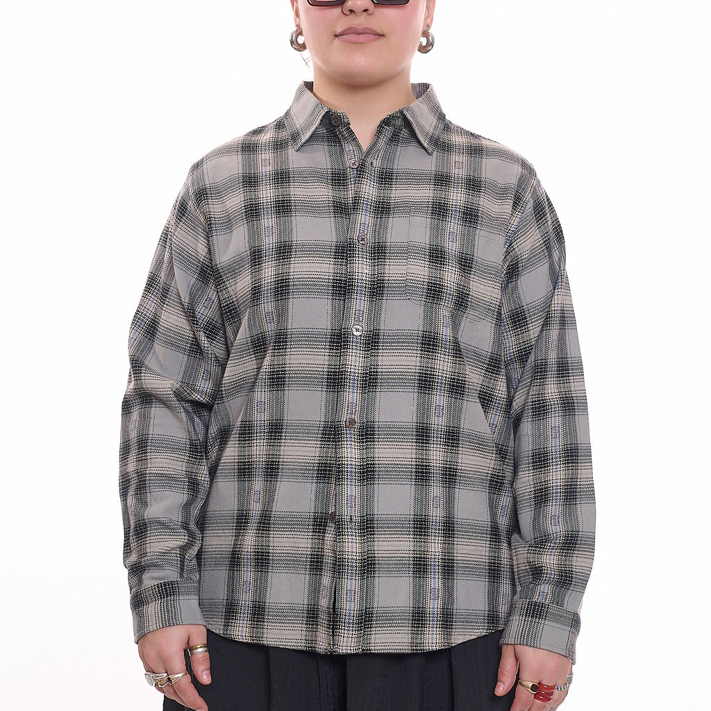 トップス Stussy MOTIF PLAID SHIRT Motif Plaid Shirt – Grey | Tops | Stüssy Japan