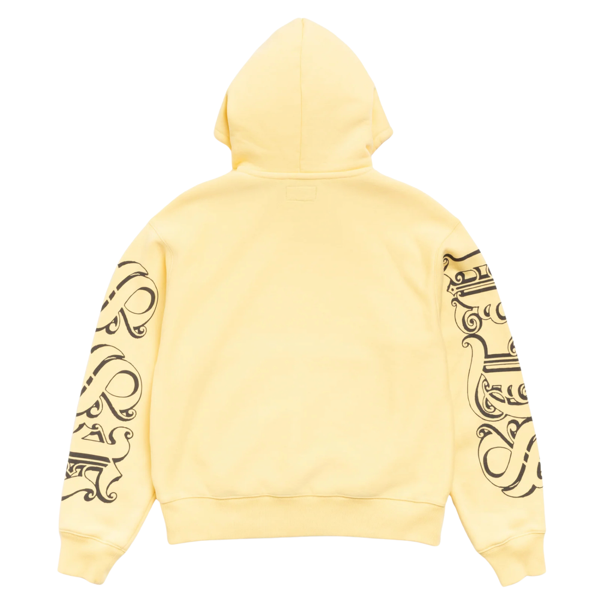 Stussy Motif Print Hoodie Yellow