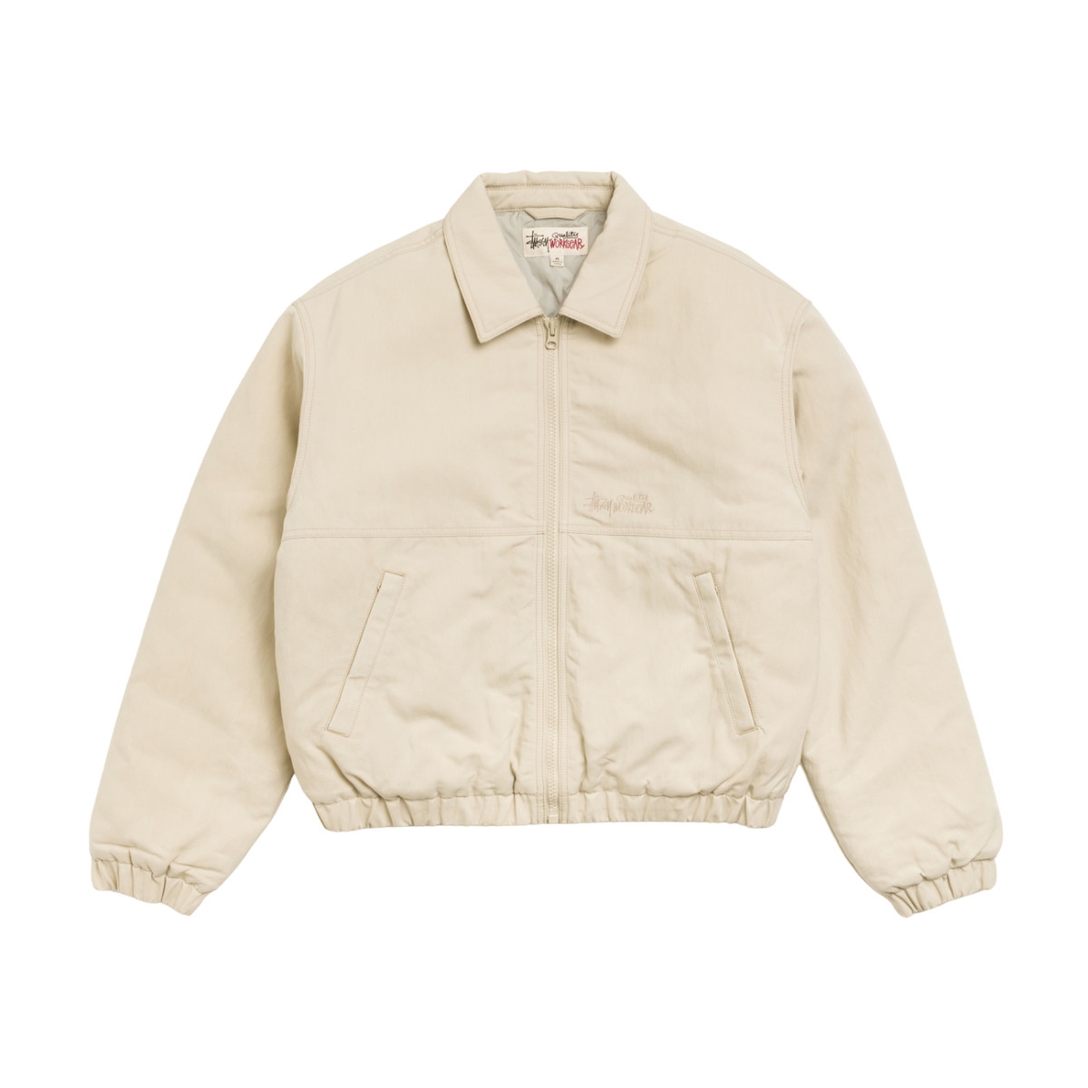 Stussy NYCO Collared Work Jacket Sand