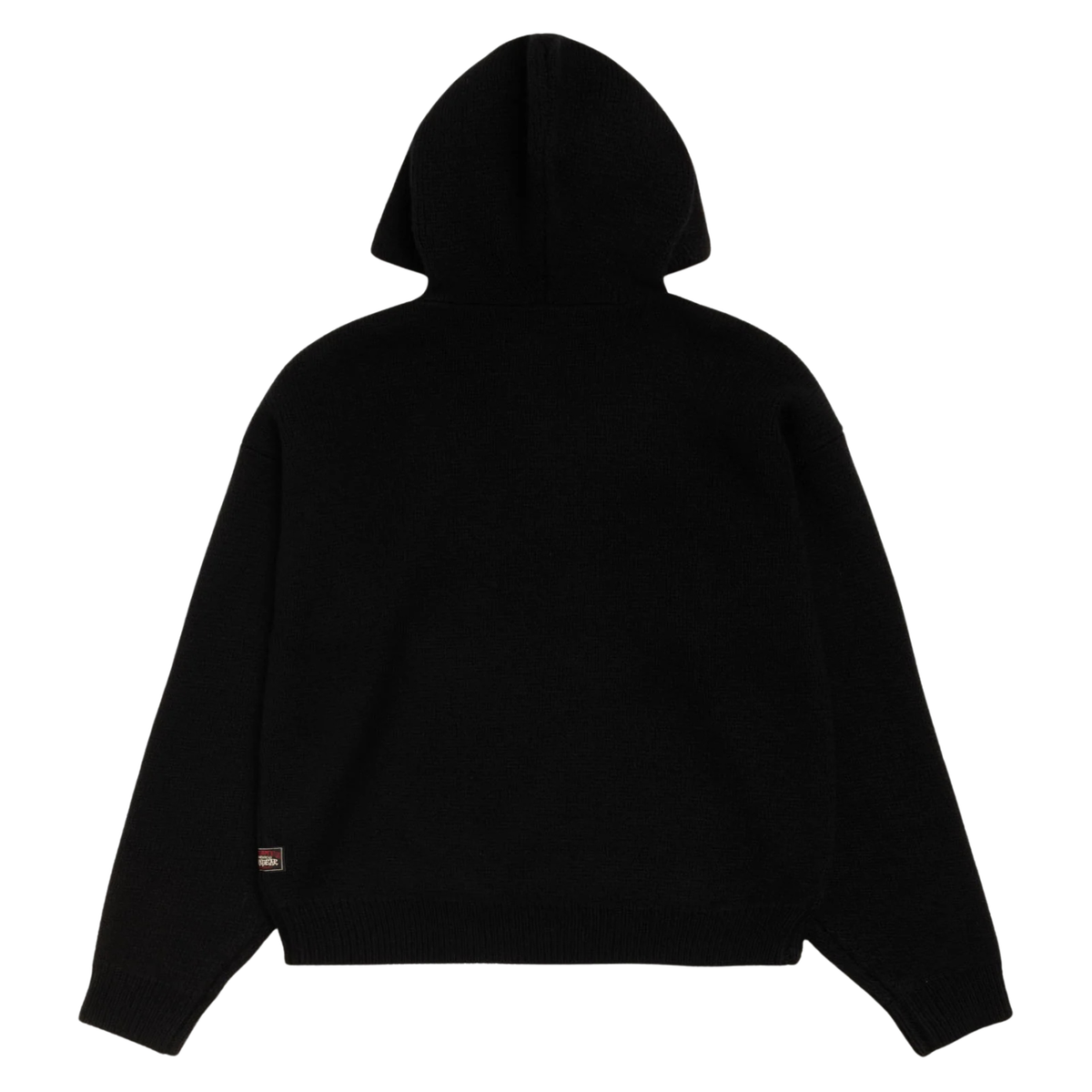 Stussy Quarter Zip Sweater Hood Black