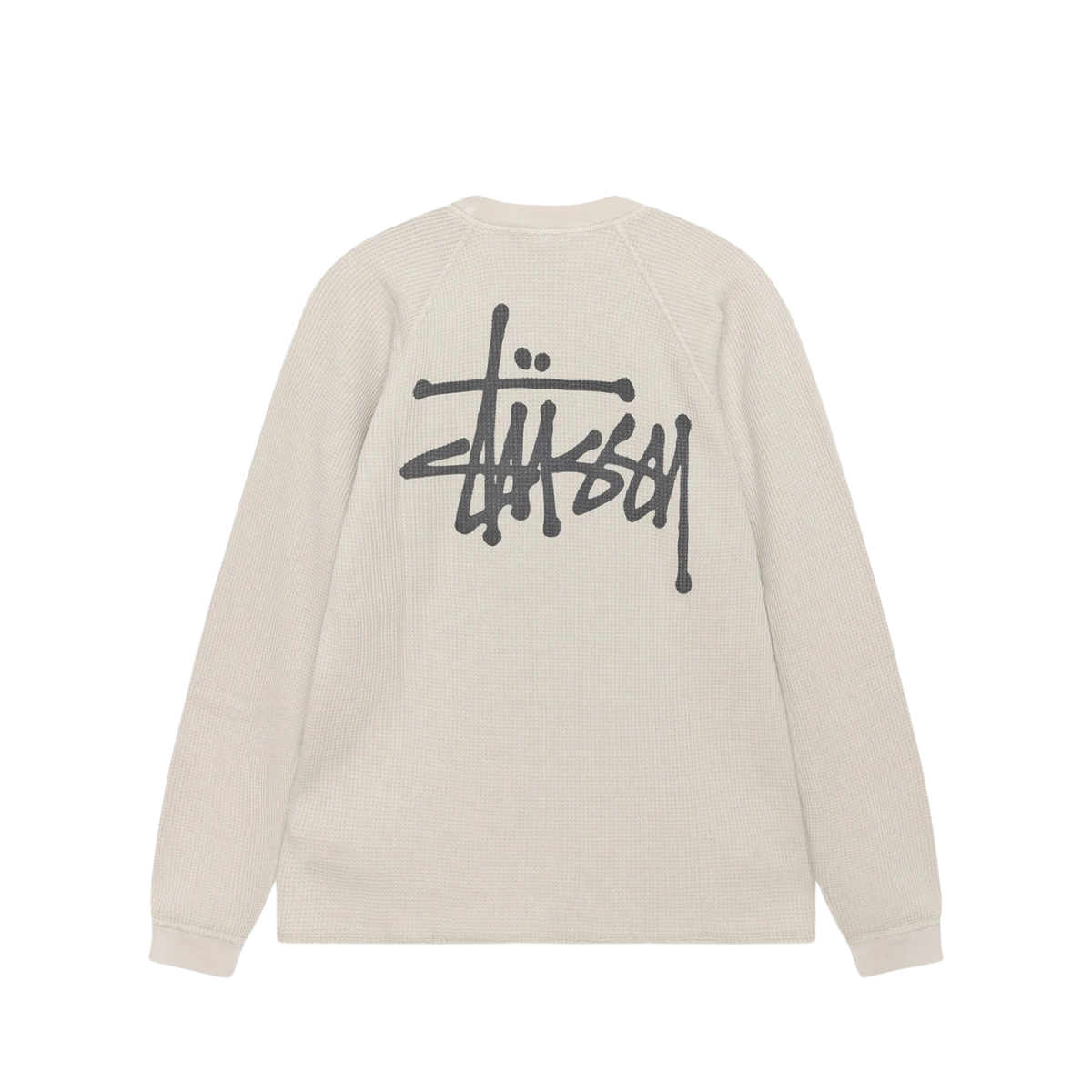Stussy Raglan Thermal Basic Stock - Bone