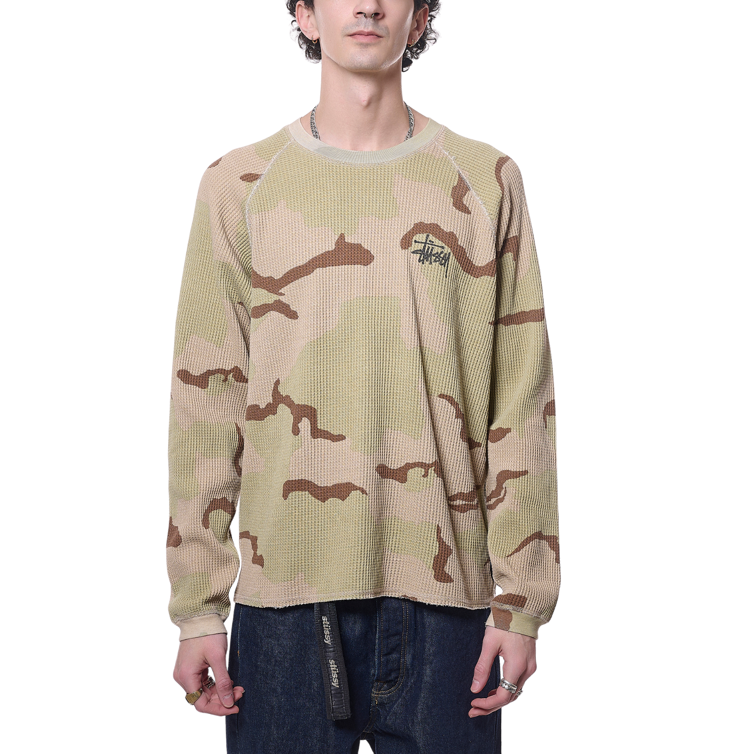 STUSSY BASIC THERMAL SAND CAMO サーマル カモ M SP25' Basic Stussy STUSSY BASIC THERMAL SAND CAMO サーマル カモ M SP25' Basic Stussy