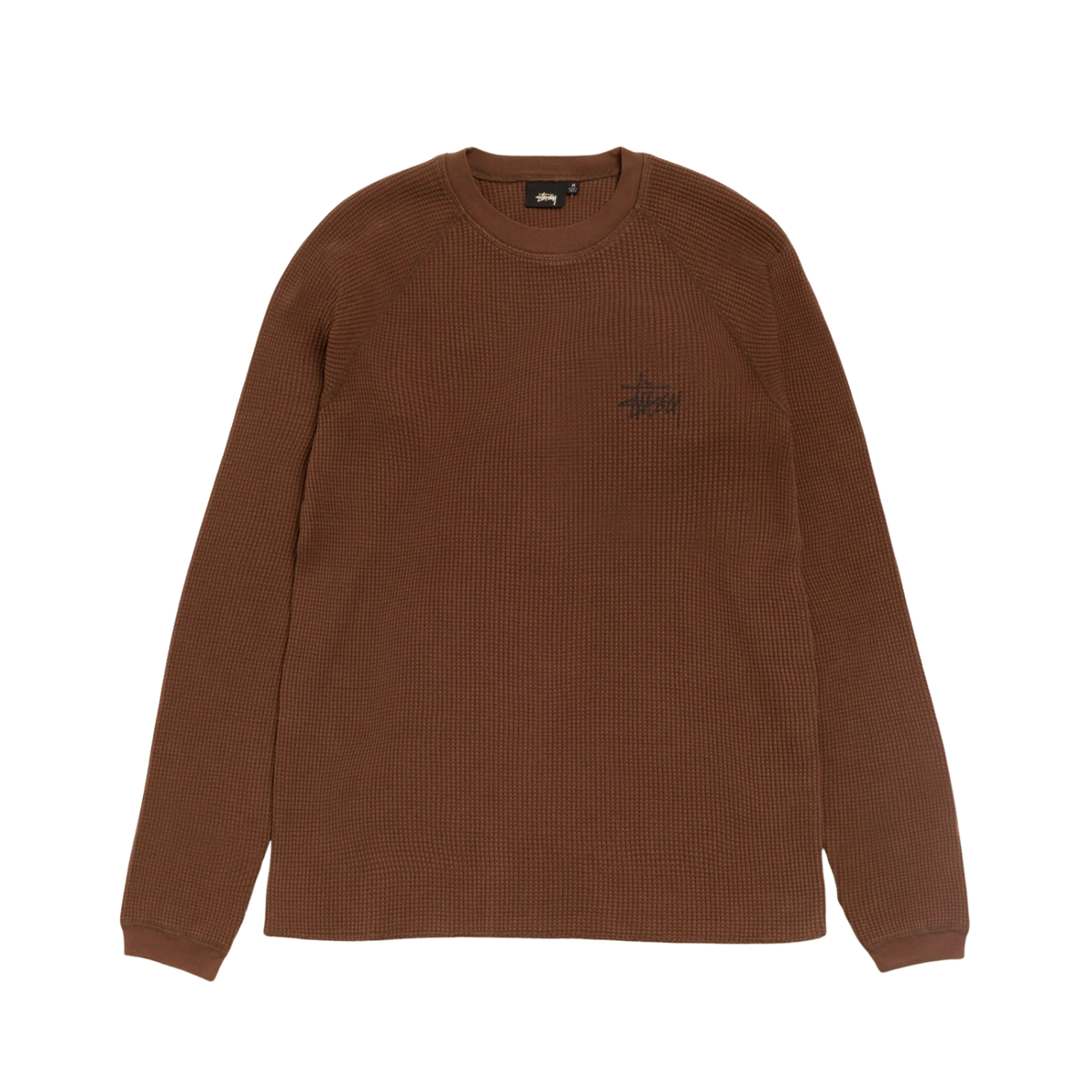 Stussy Raglan Thermal Basic Stock Brown